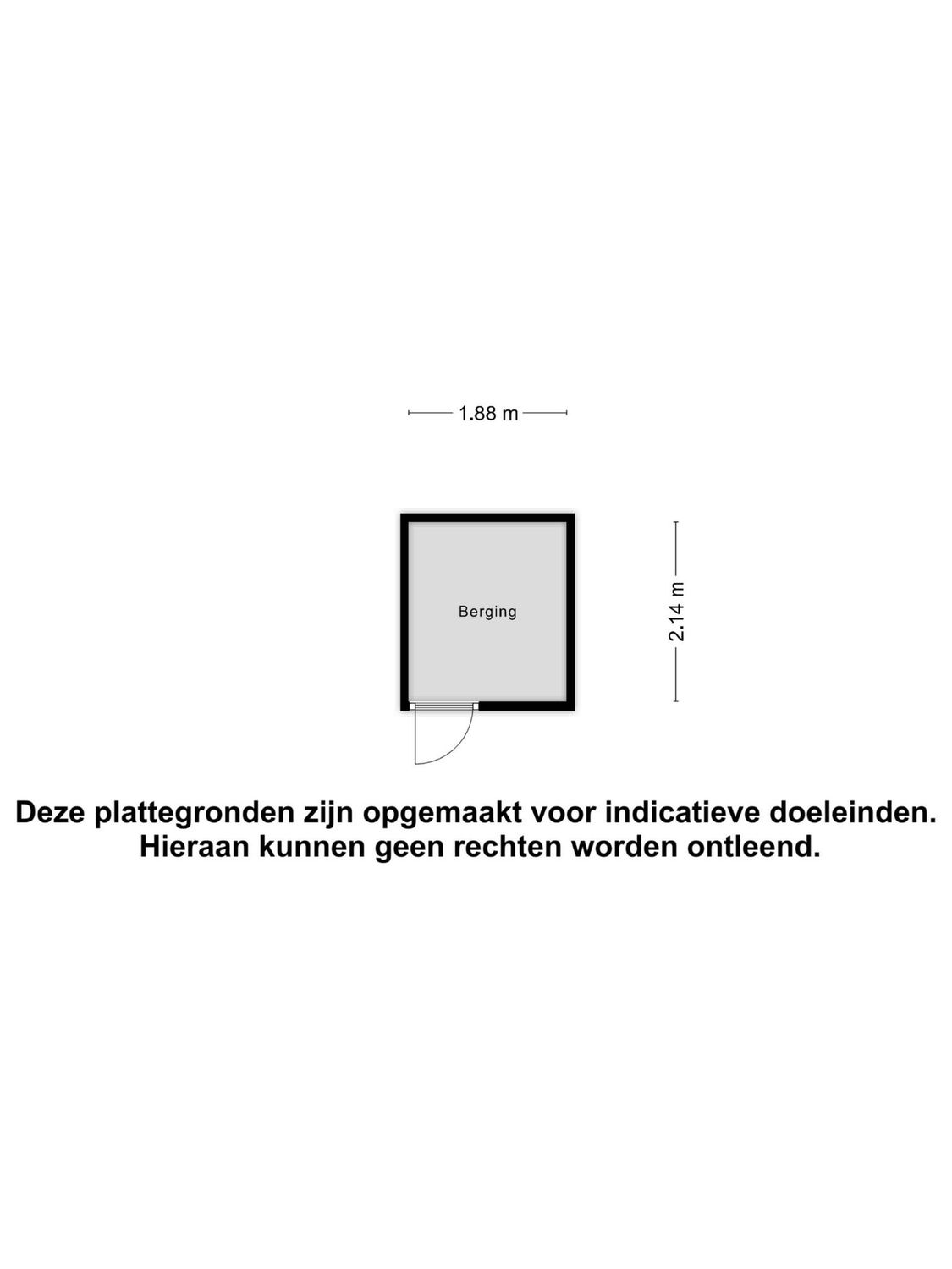 Over de Vesten 135, SCHIEDAM plattegrond 1