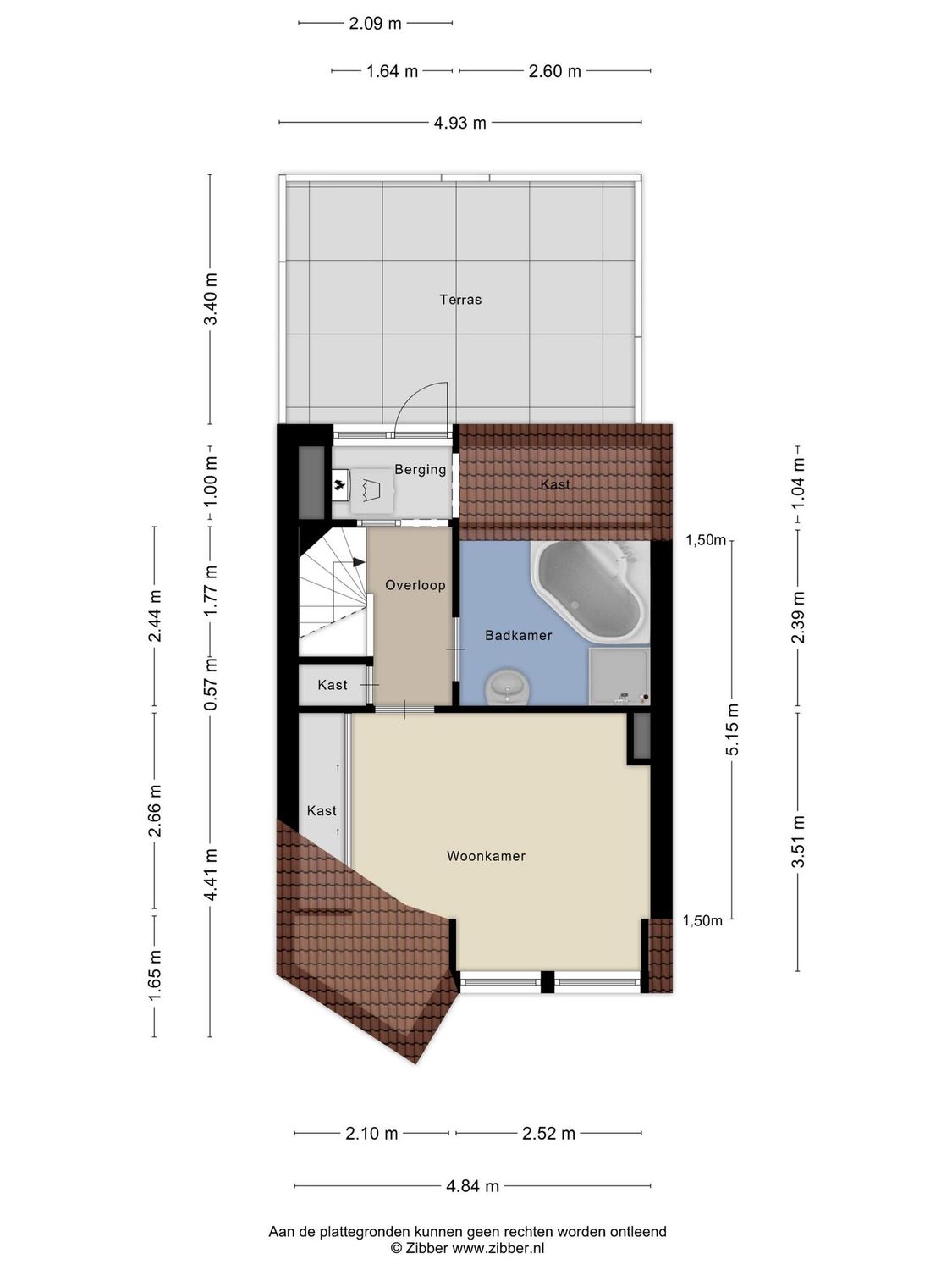 Voltastraat 5A, SCHIEDAM plattegrond 2