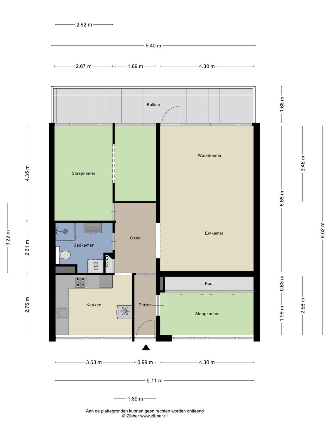 Bachplein 2, SCHIEDAM plattegrond 0
