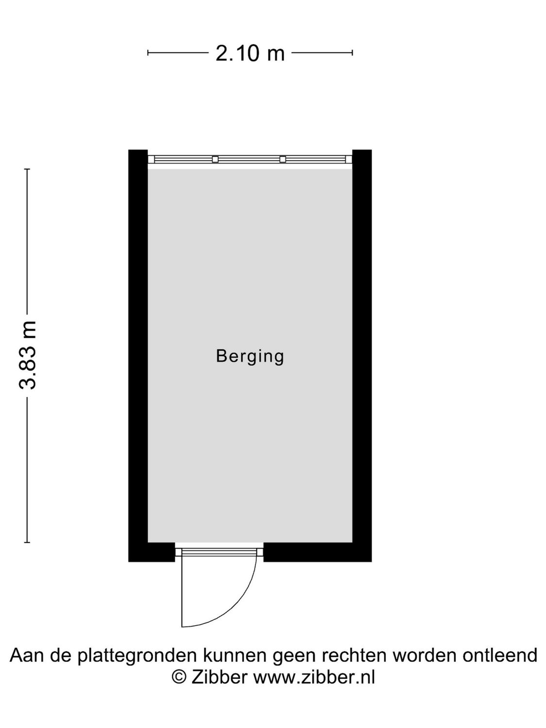Bachplein 2, SCHIEDAM plattegrond 1