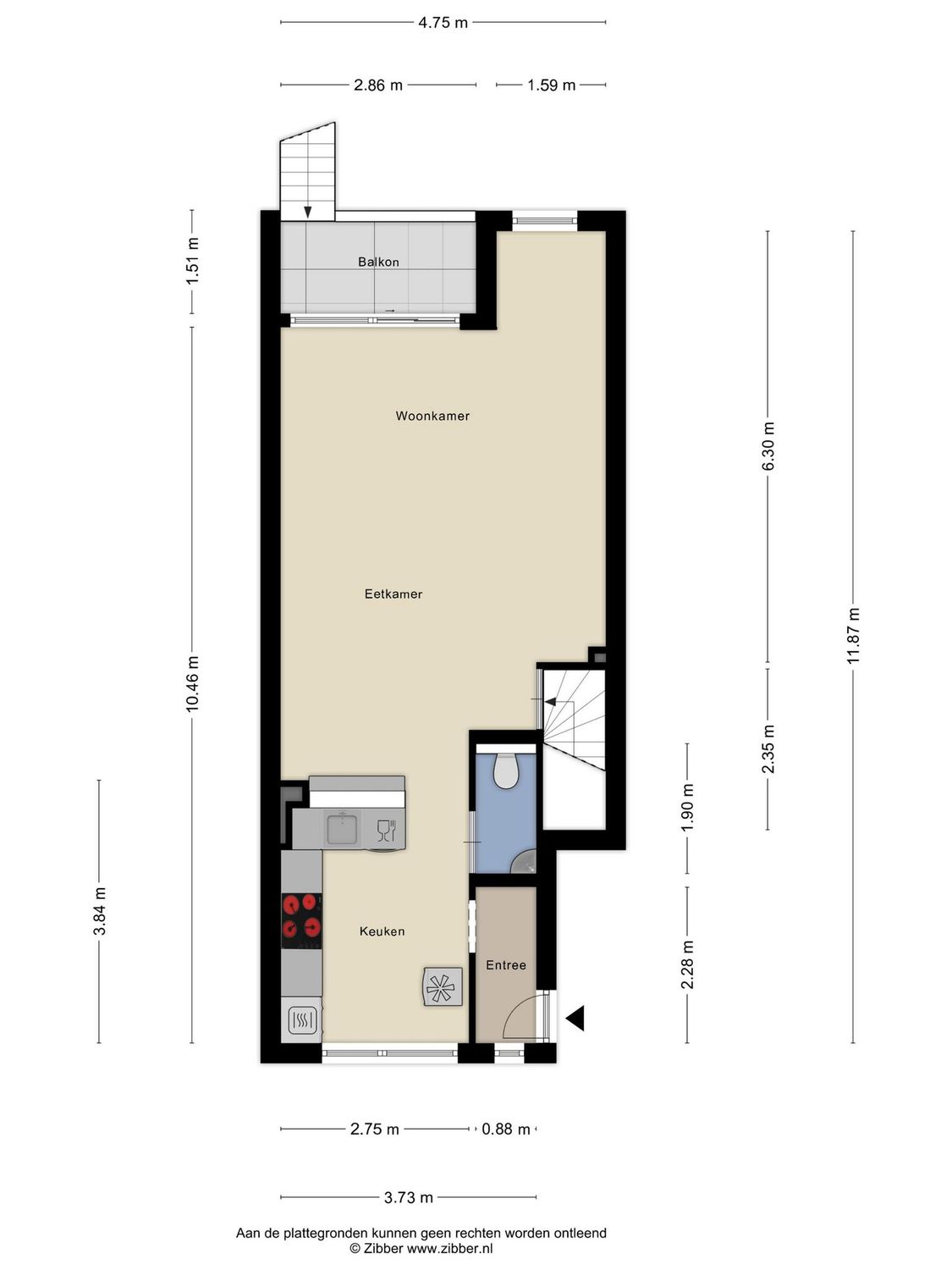 Cartesiusstraat 21A, SCHIEDAM plattegrond 0