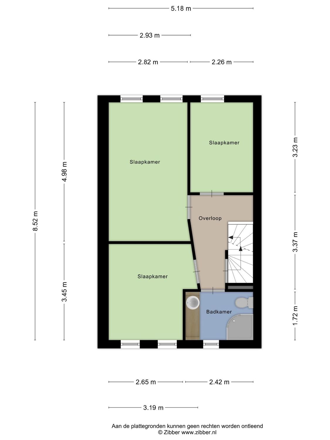 Linzenakker 1, SCHIEDAM plattegrond 2