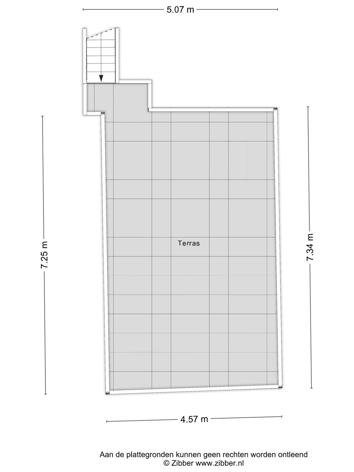 Grote Markt 8, SCHIEDAM plattegrond 3