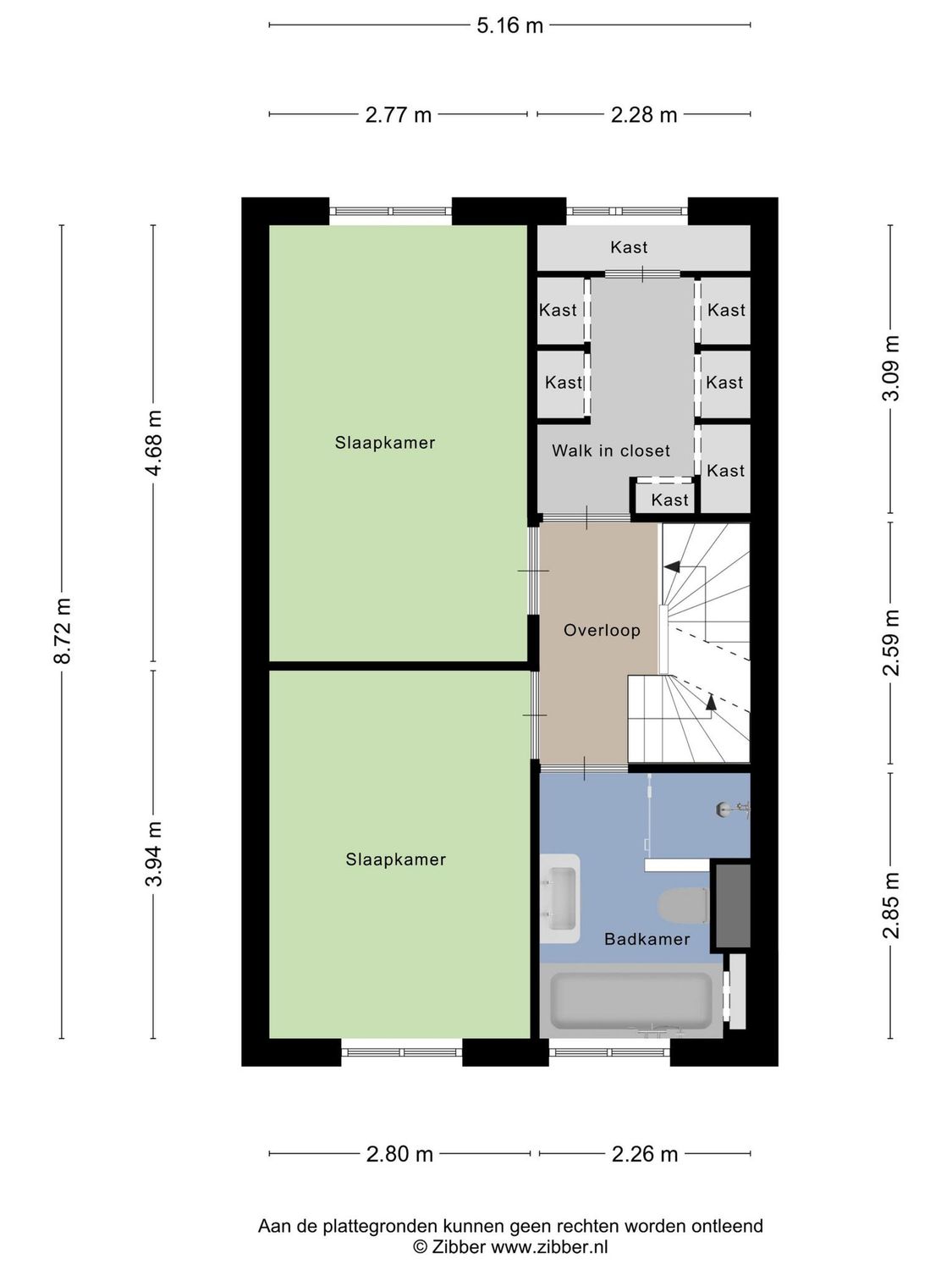 Slikkerveersestraat 32, SCHIEDAM plattegrond 2