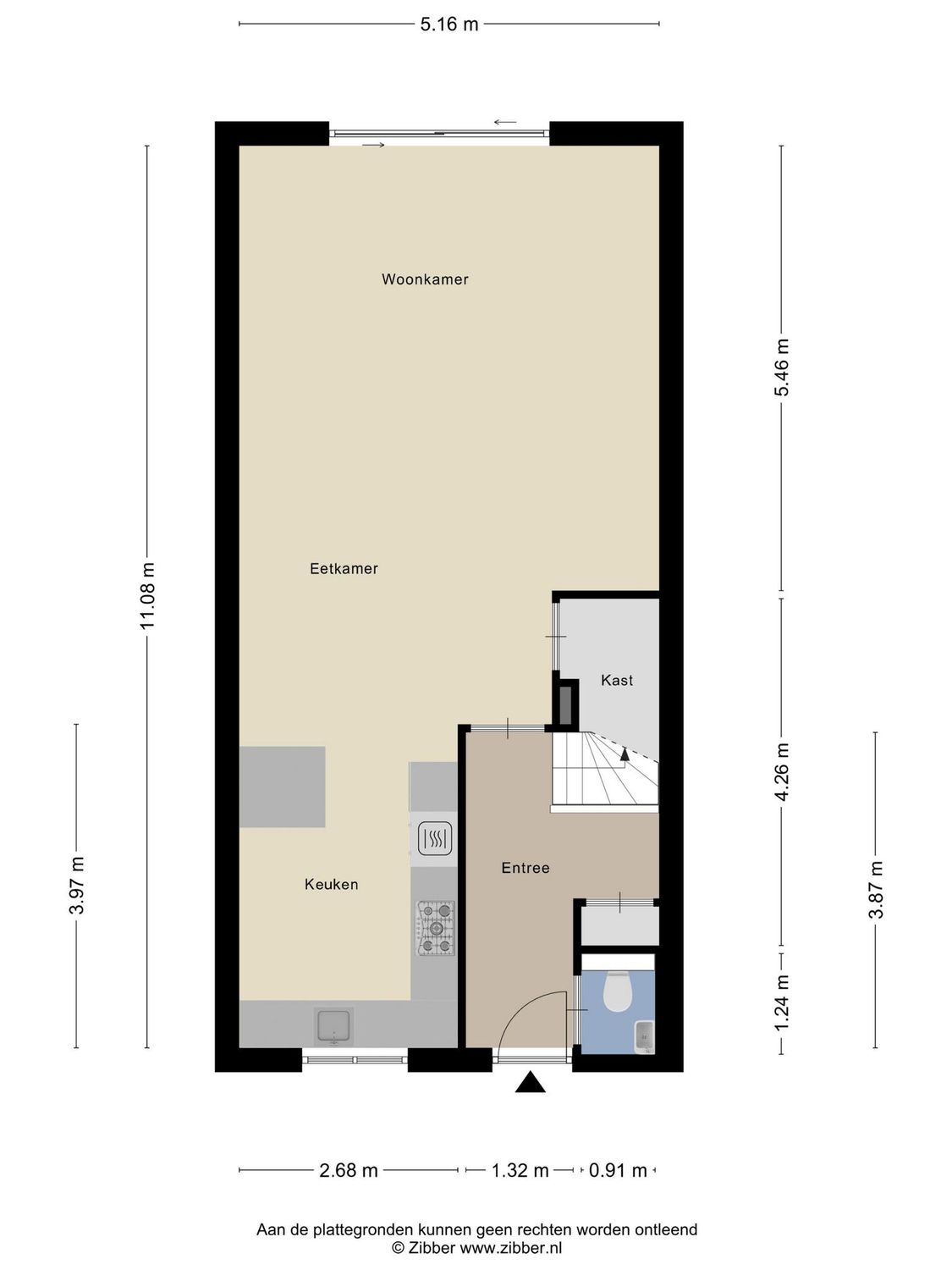 Slikkerveersestraat 32, SCHIEDAM plattegrond 0