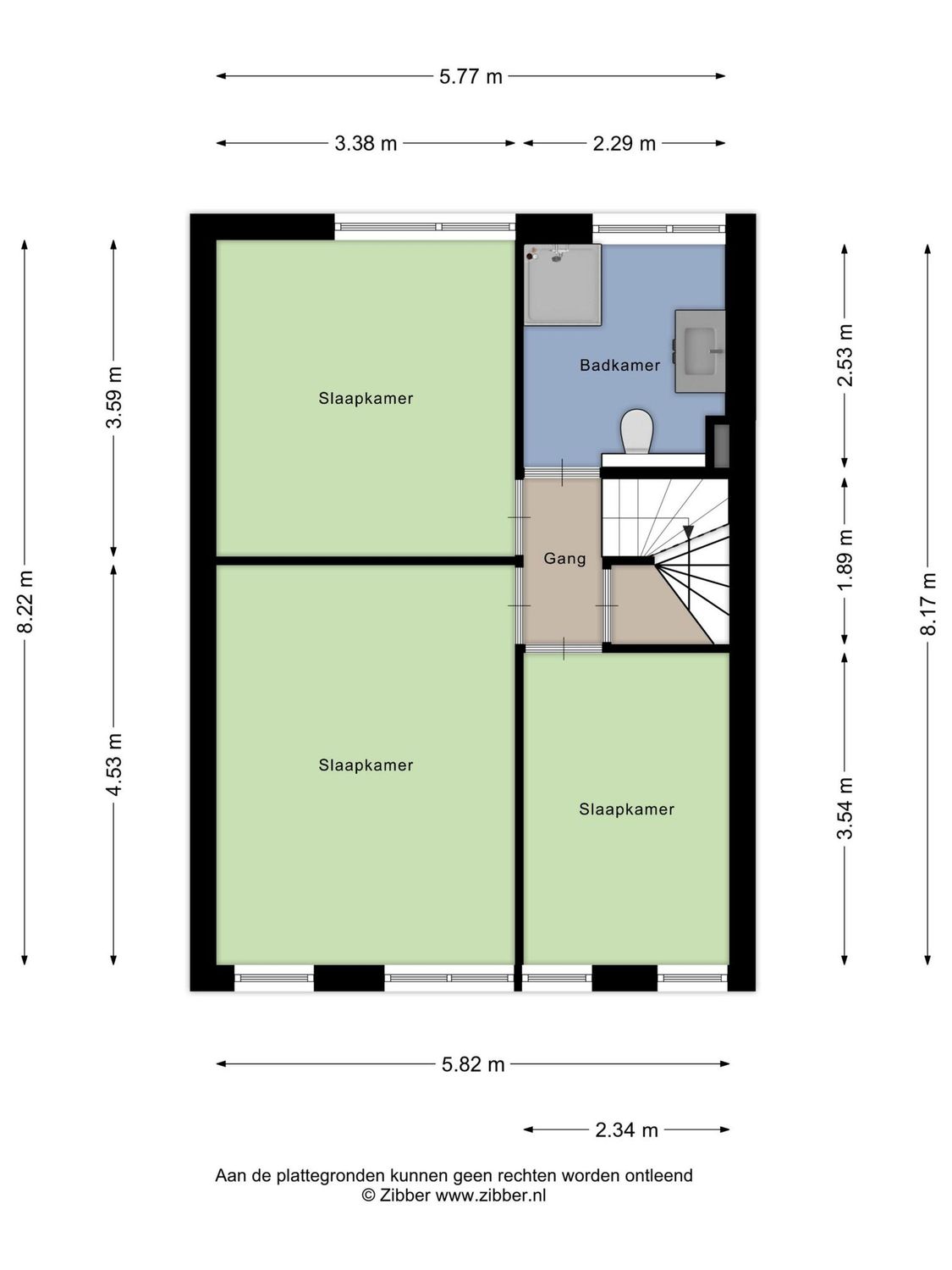 Gelderlandlaan 31, VLAARDINGEN plattegrond 3