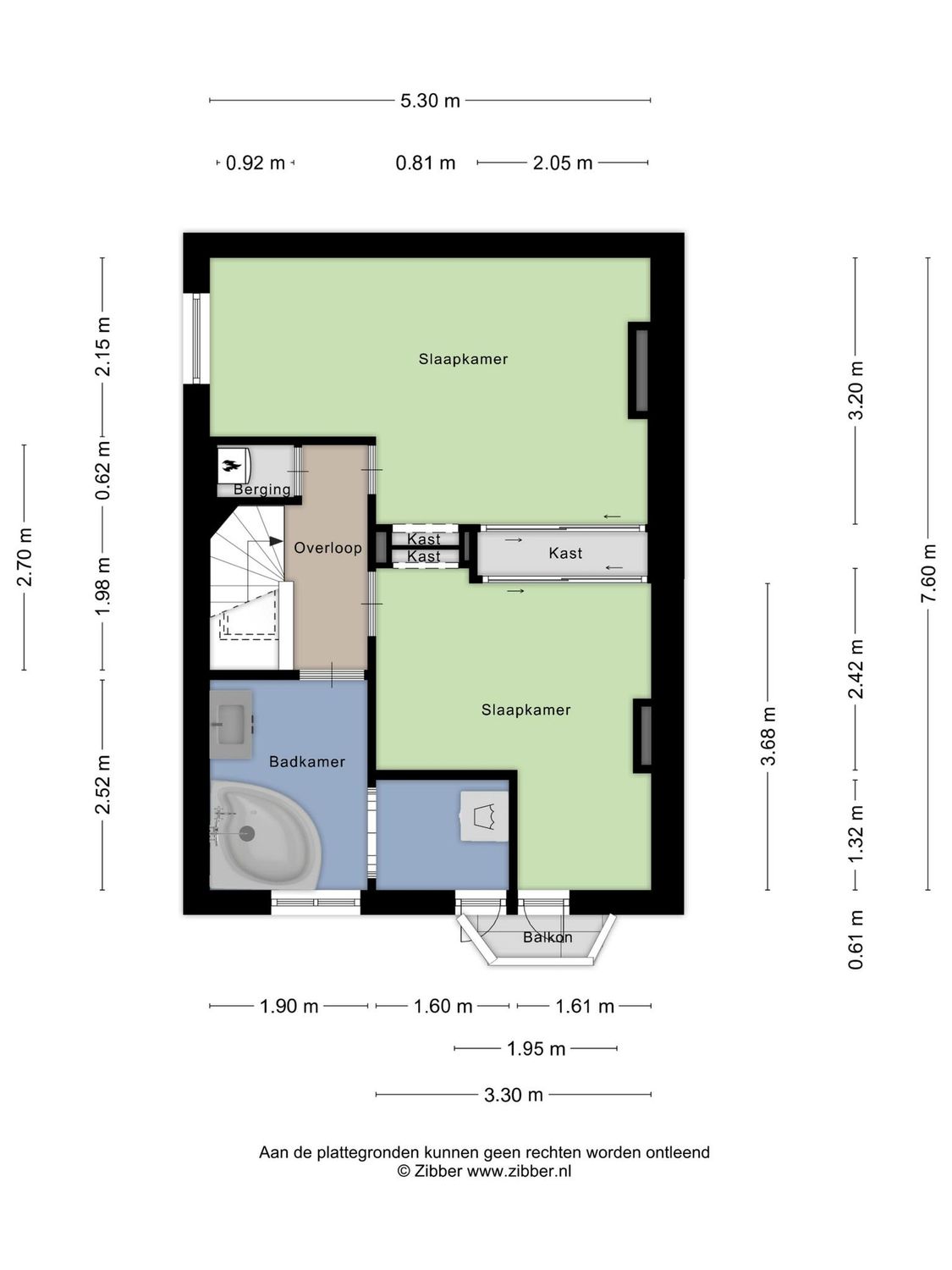 Boerhaavelaan 75A, SCHIEDAM plattegrond 2