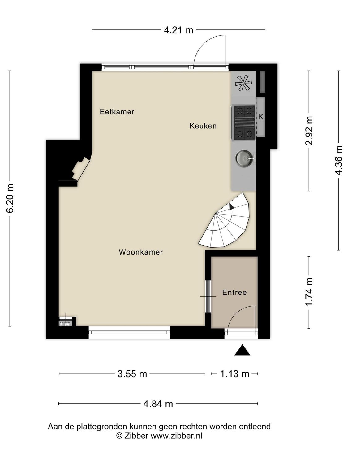 Ploegstraat 28, SCHIEDAM plattegrond 1