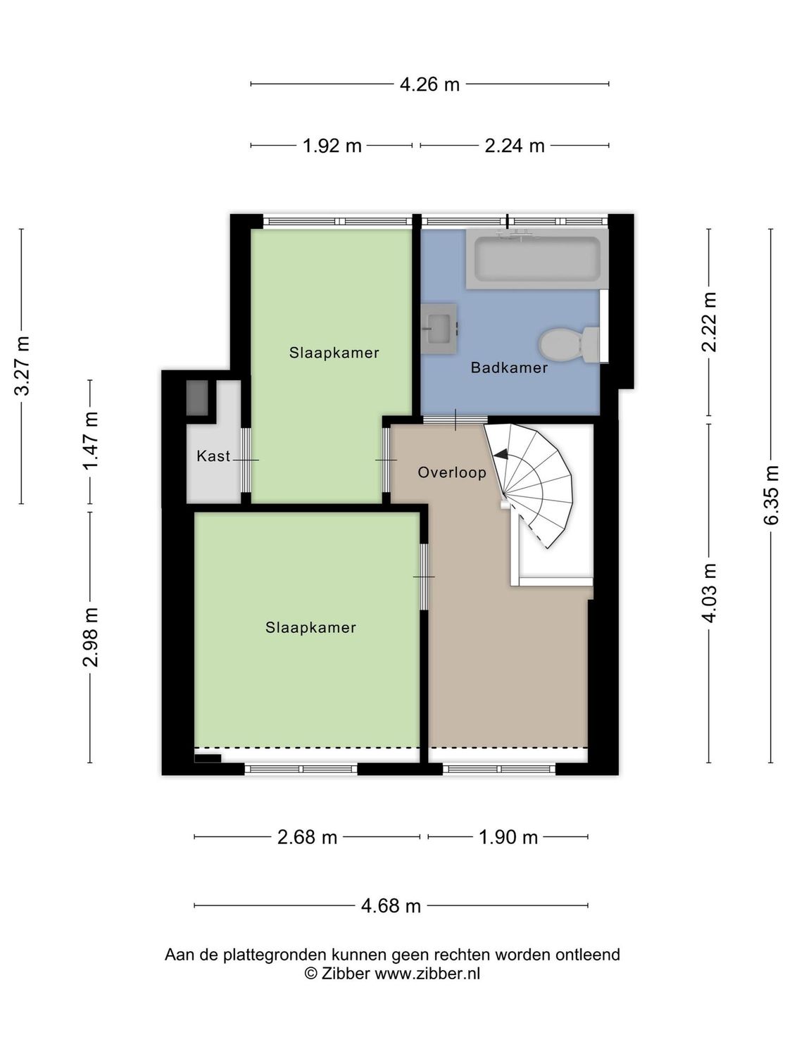 Ploegstraat 28, SCHIEDAM plattegrond 2