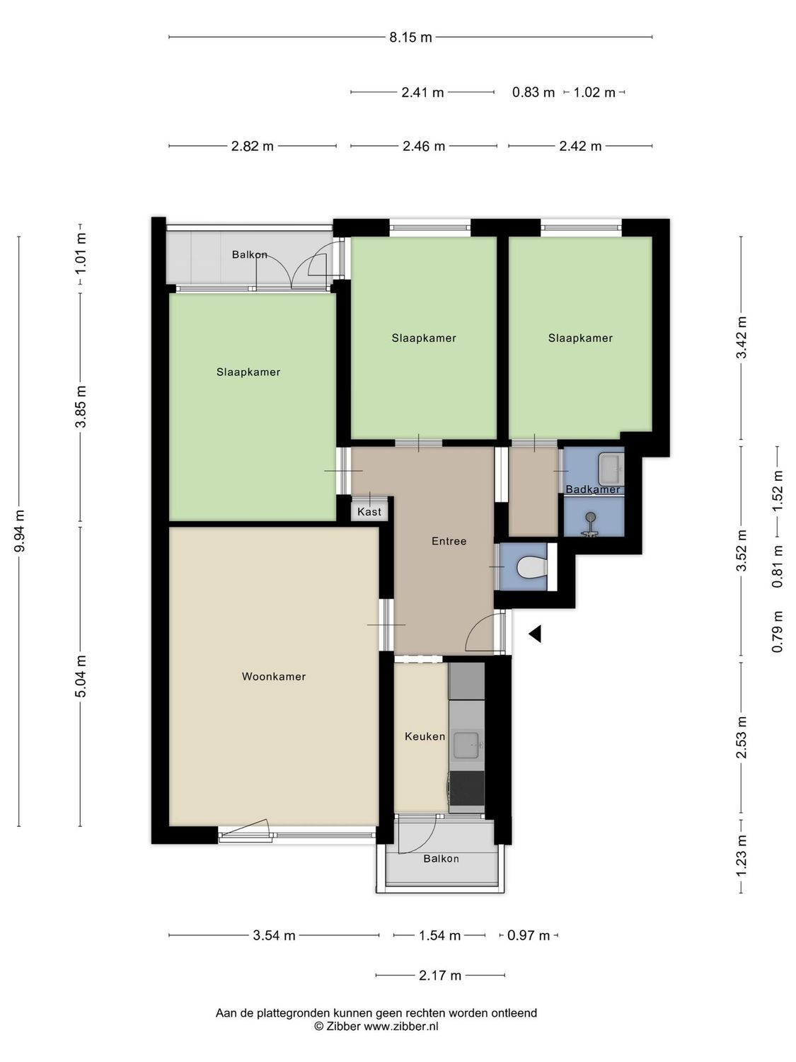Fluitstraat 9A, ROTTERDAM plattegrond 0
