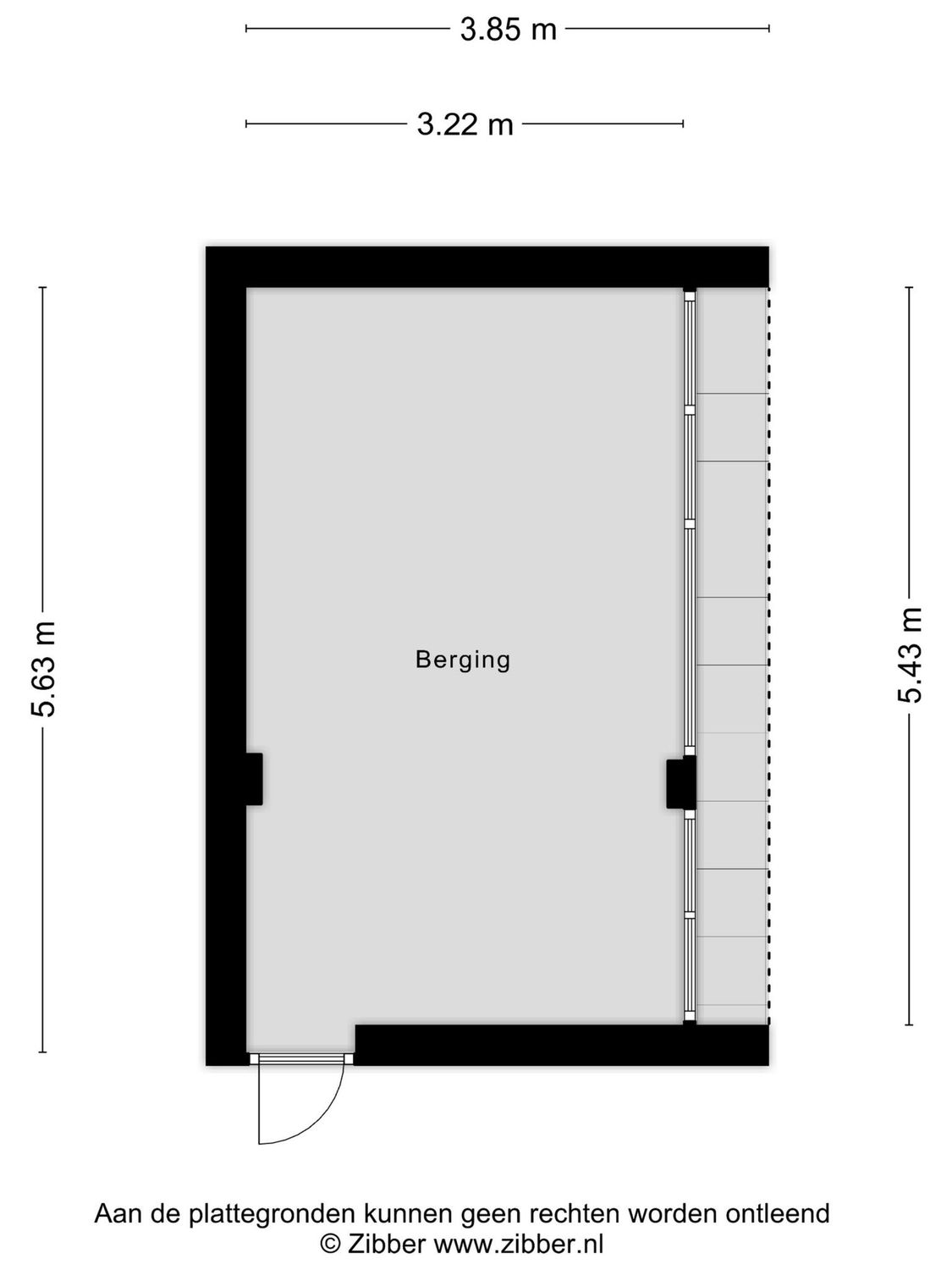 Fluitstraat 9A, ROTTERDAM plattegrond 1