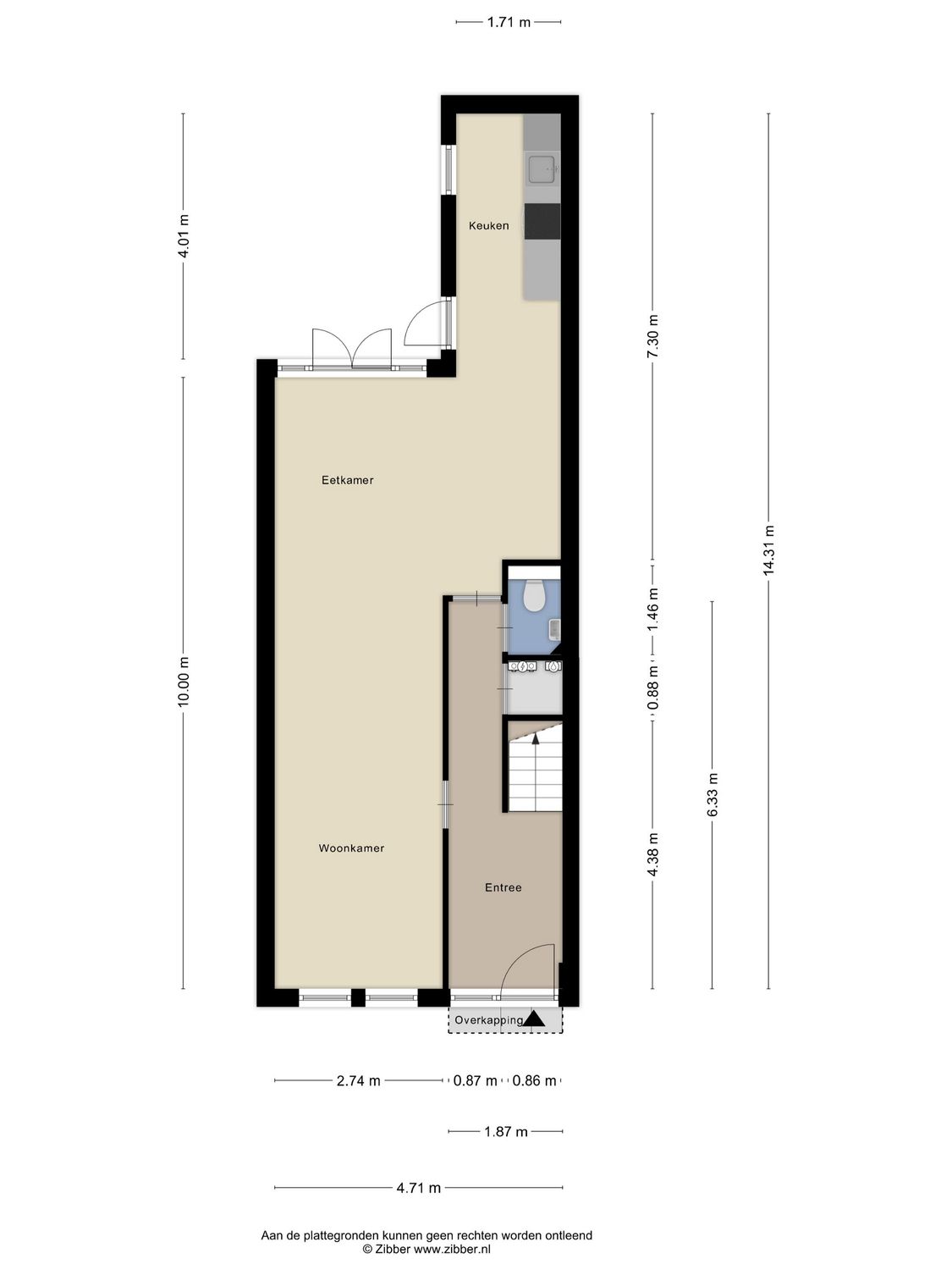 Nicolaas Beetsstraat 56, SCHIEDAM plattegrond 0