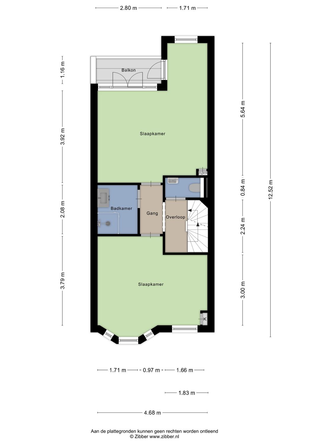 Nicolaas Beetsstraat 56, SCHIEDAM plattegrond 2