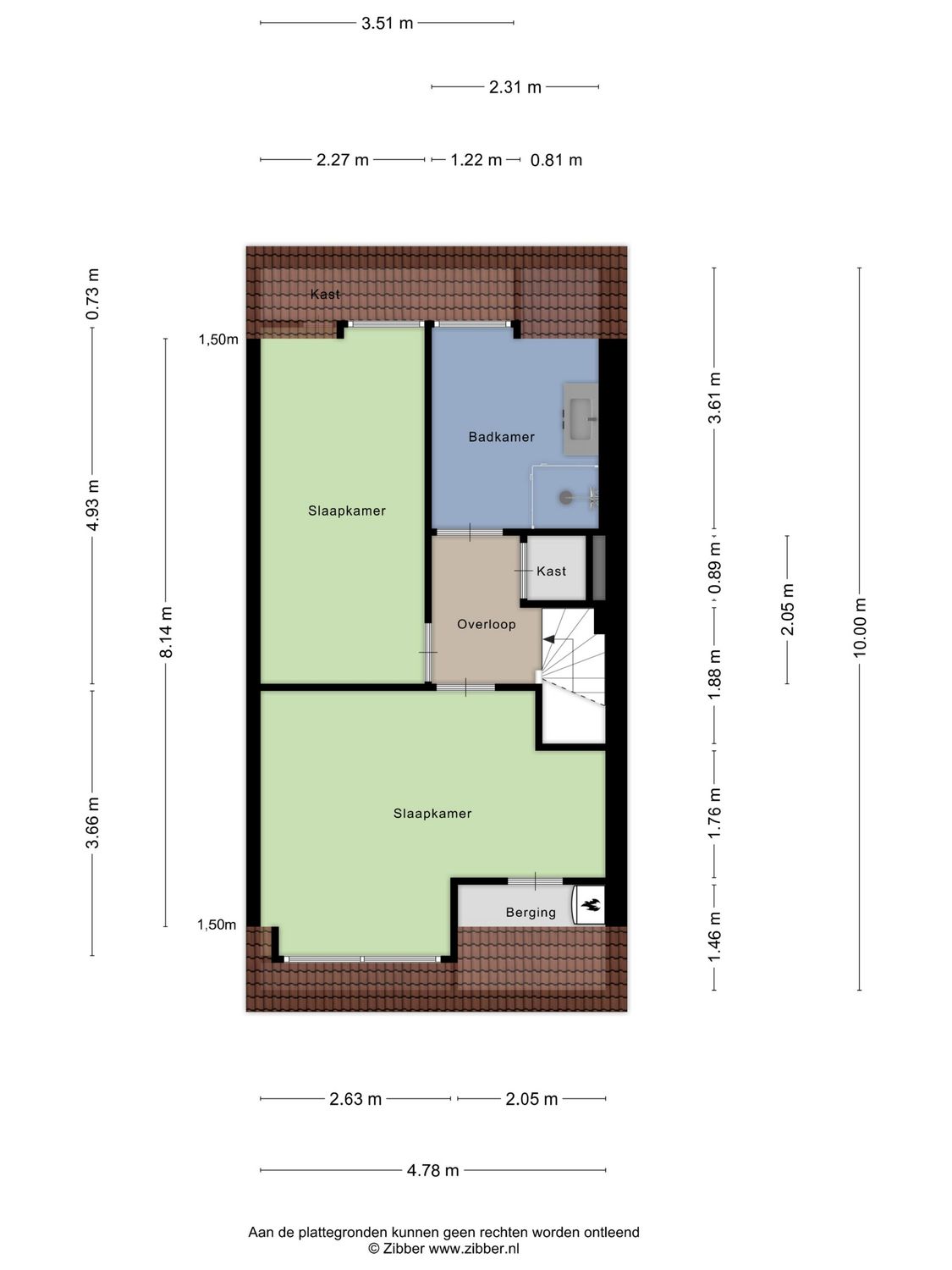 Nicolaas Beetsstraat 56, SCHIEDAM plattegrond 3