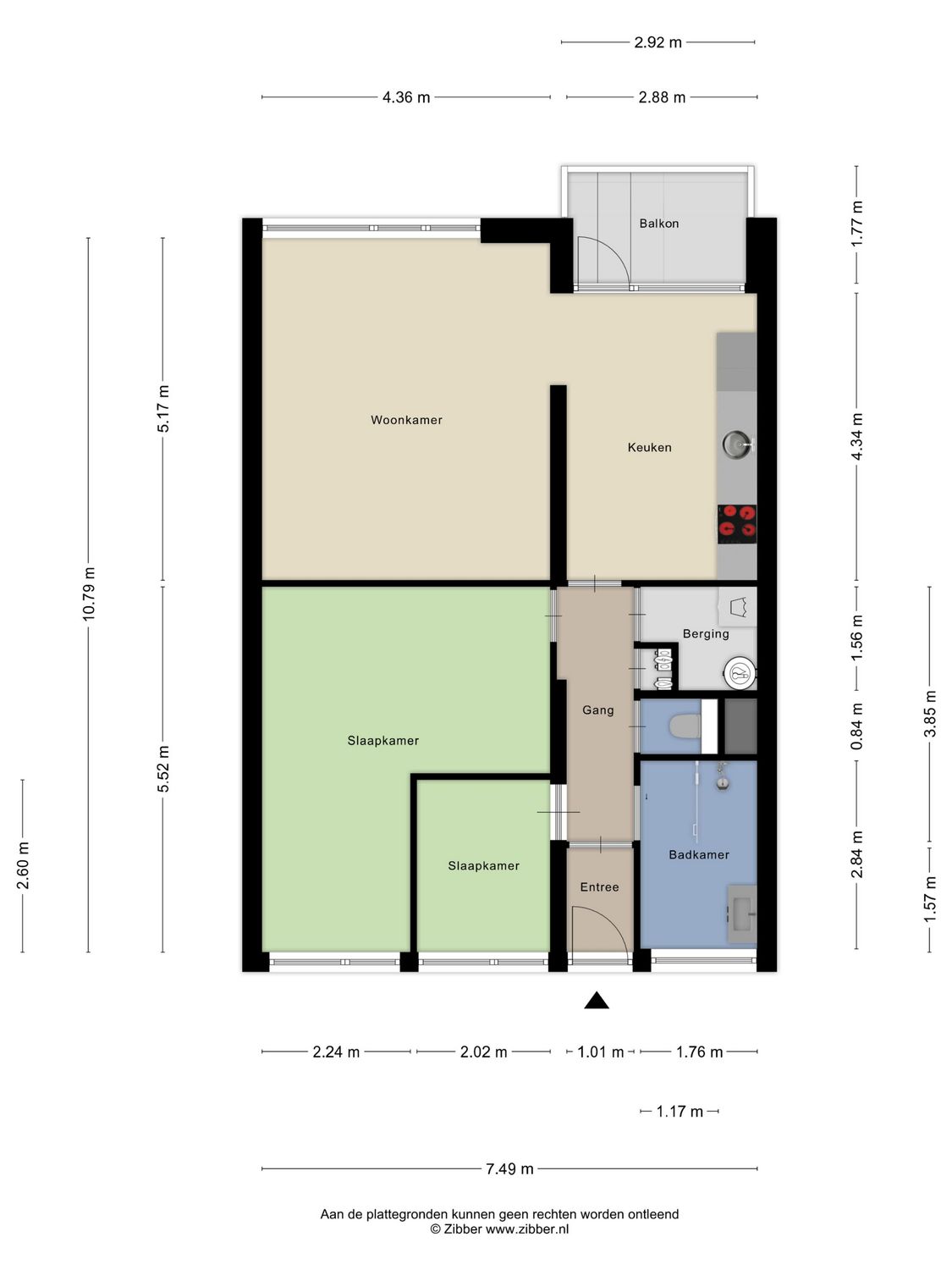 Bart Verhallenplein 37, SCHIEDAM plattegrond 1