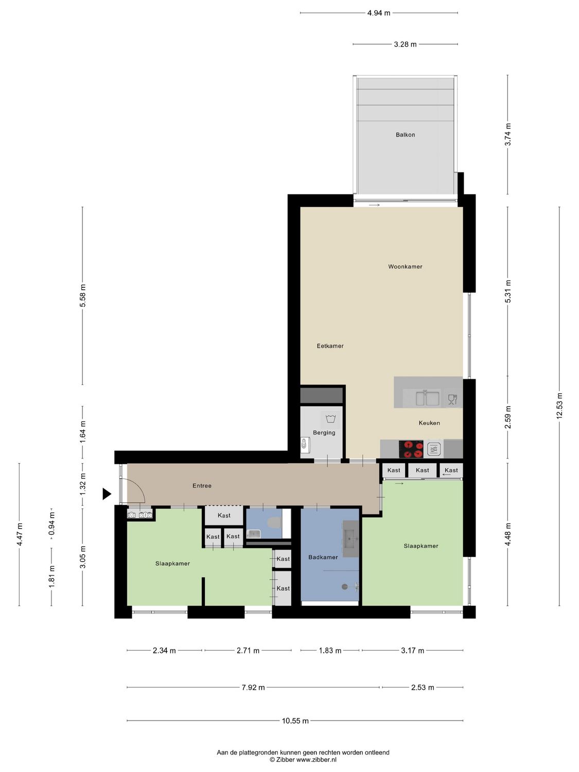 Klaas Katerstraat 63, SCHIEDAM plattegrond 0