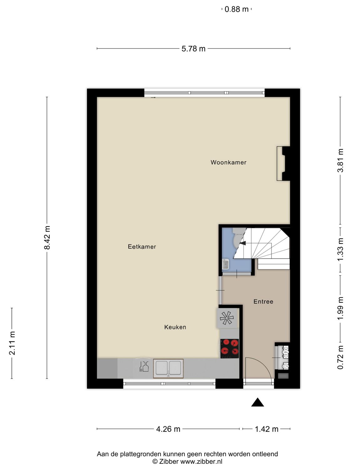 De Gaarden 2, SCHIEDAM plattegrond 0