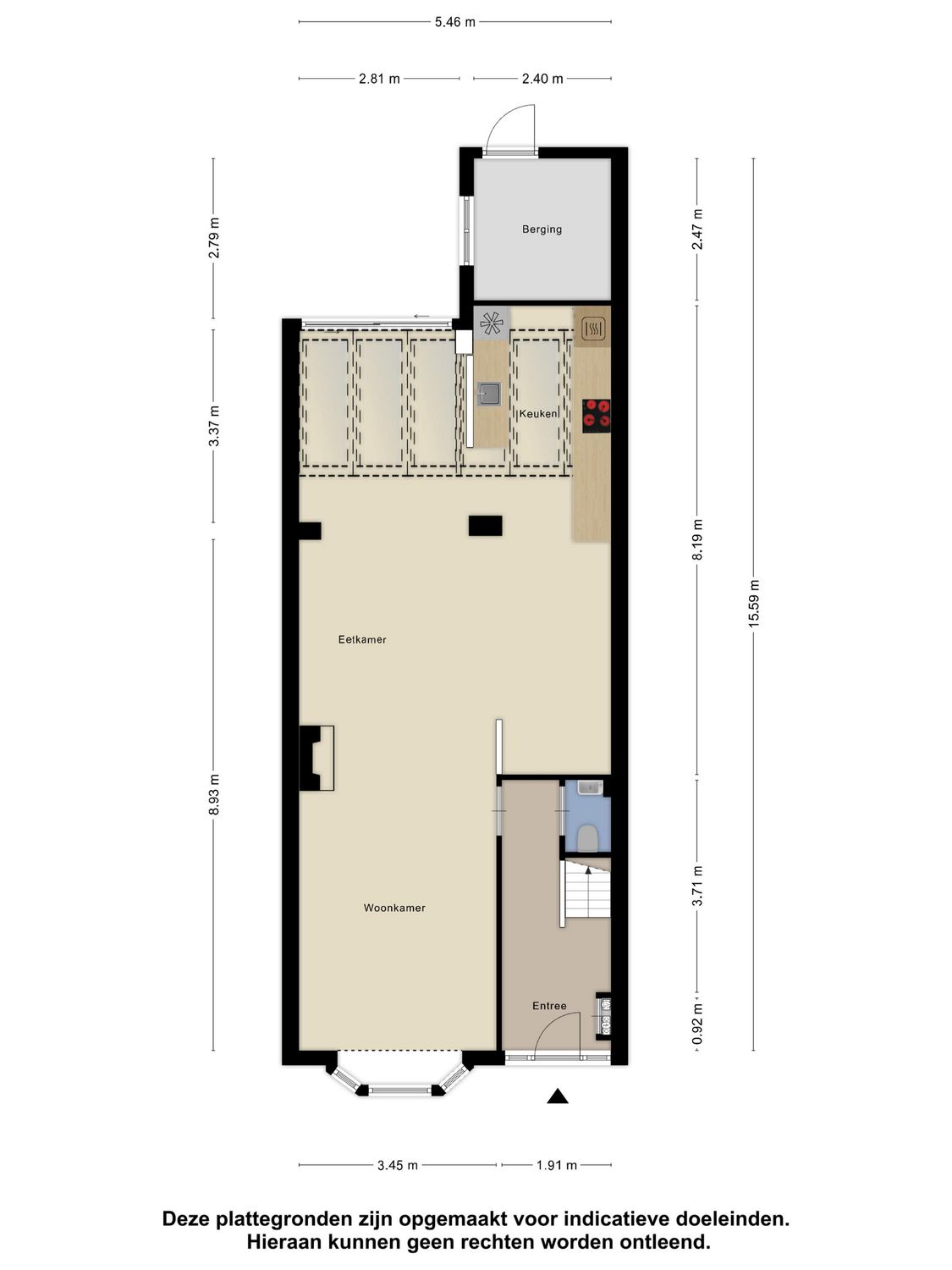 Vondellaan 48, SCHIEDAM plattegrond 1