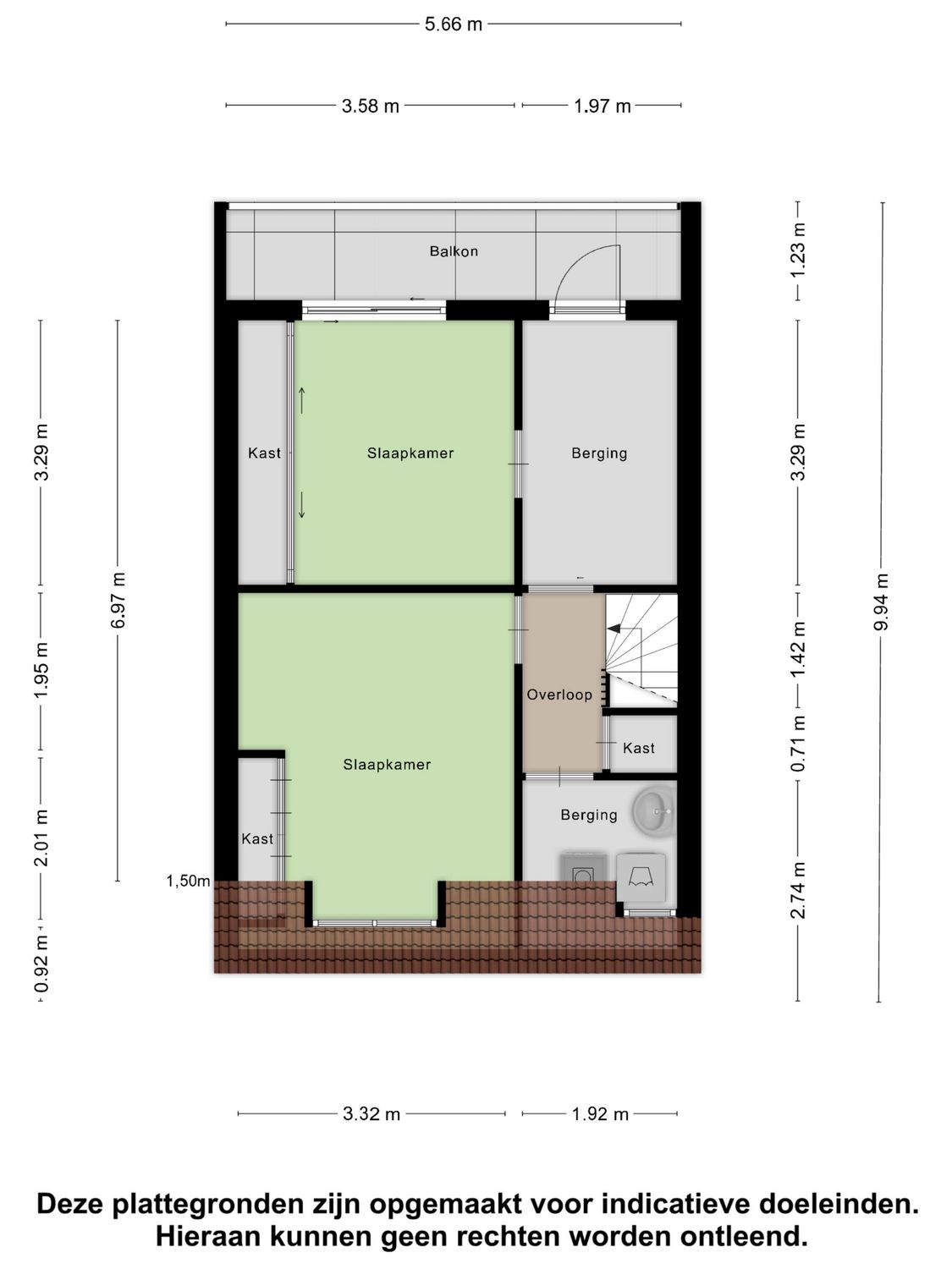 Vondellaan 48, SCHIEDAM plattegrond 3