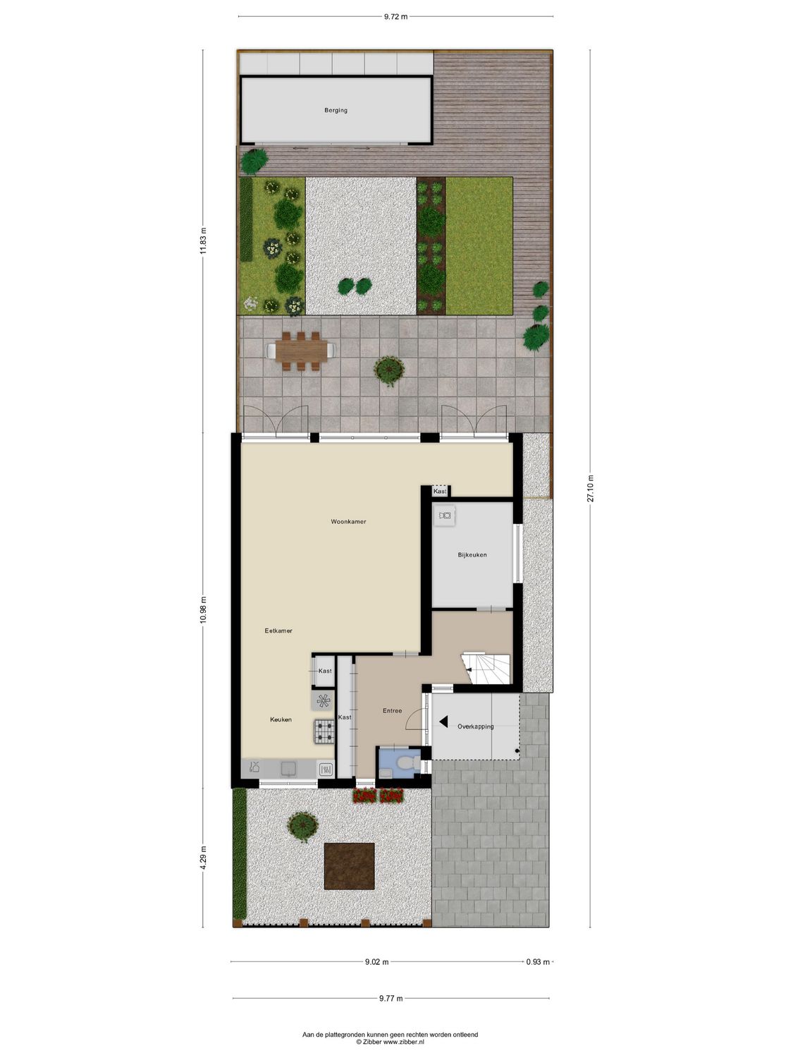 Westpolderstraat 10, SCHIEDAM plattegrond 1