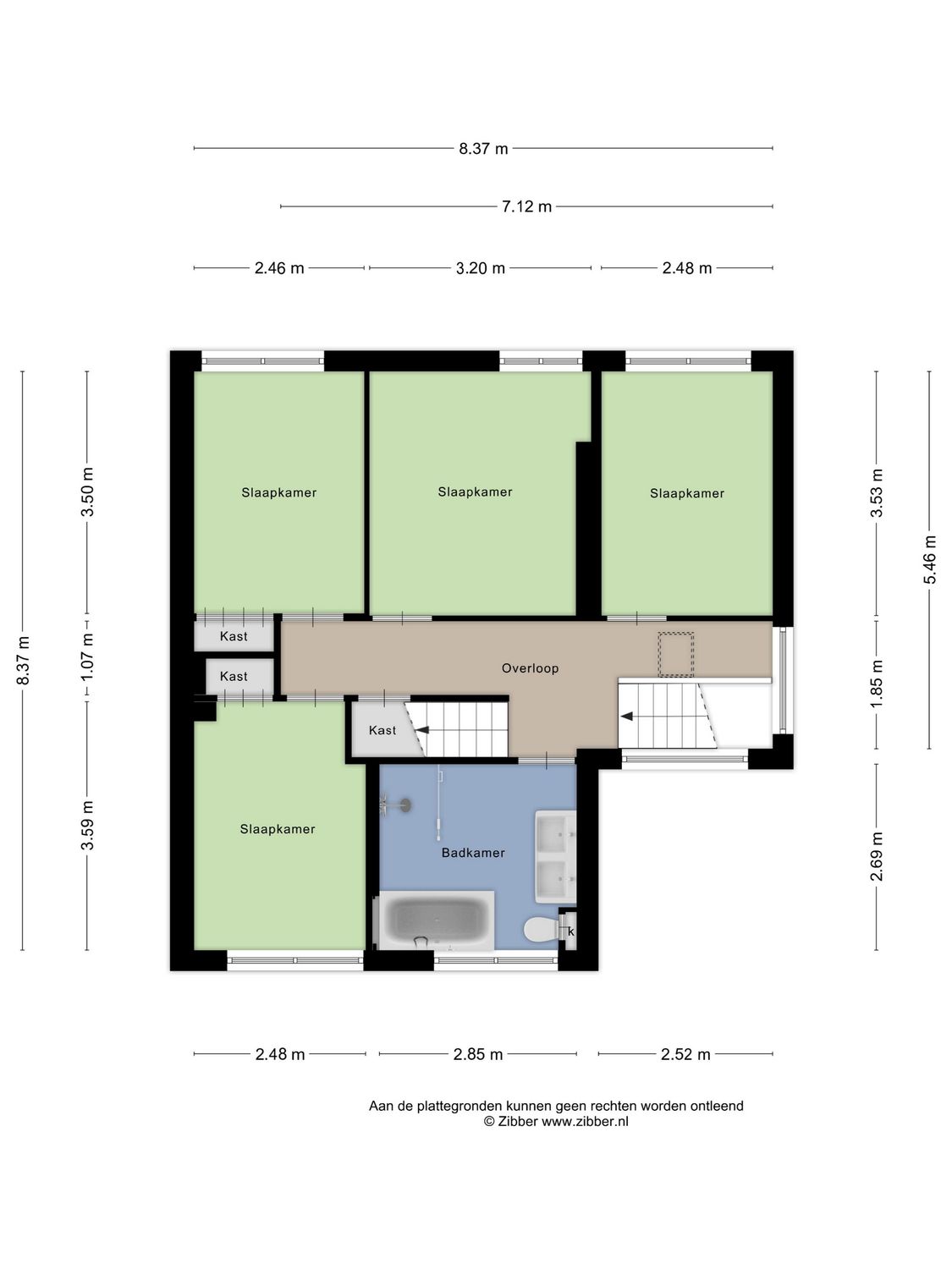 Westpolderstraat 10, SCHIEDAM plattegrond 2