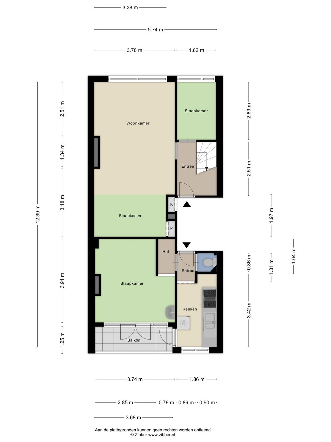 Dordtselaan 85B 03, ROTTERDAM plattegrond 0