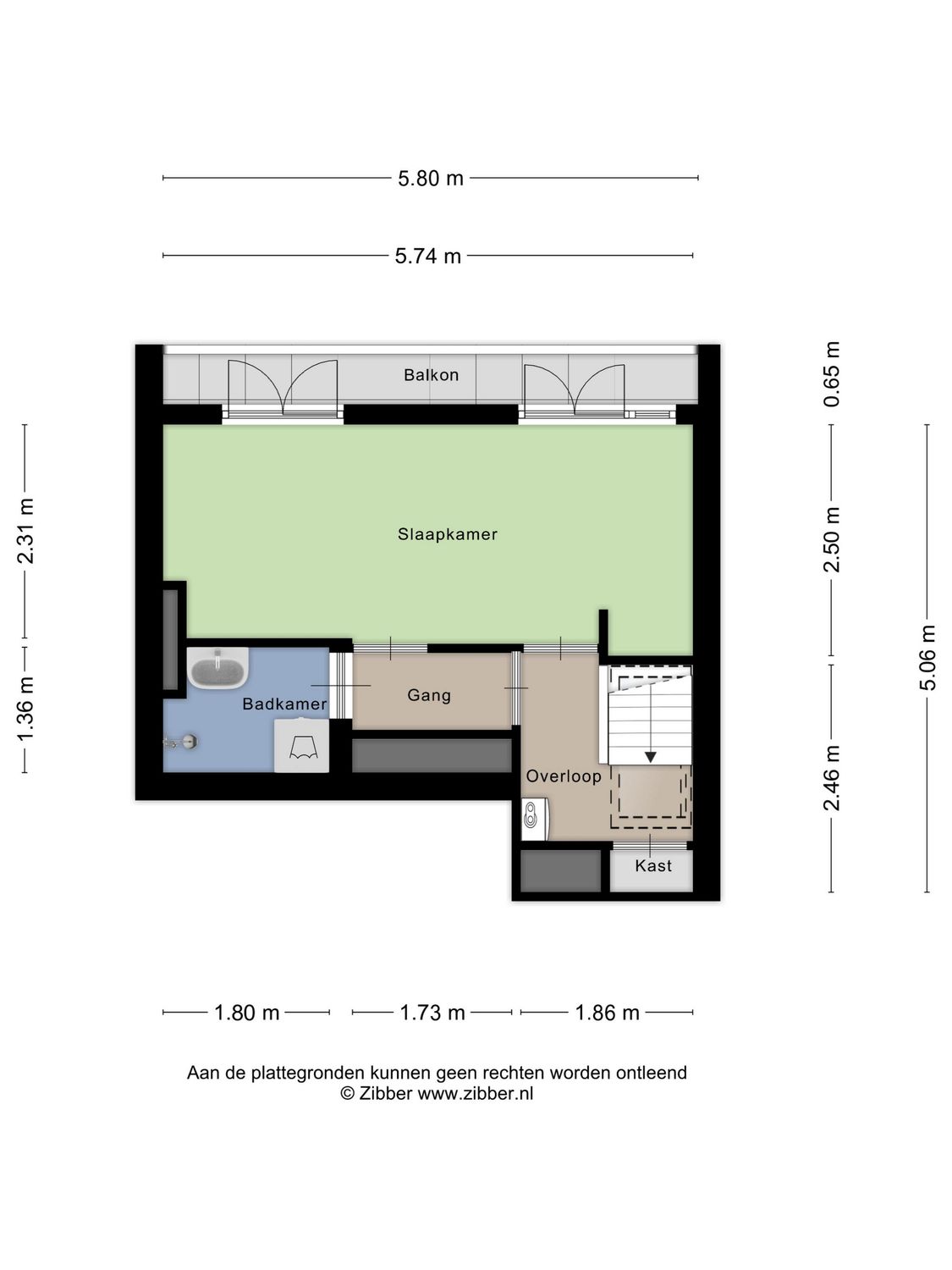 Dordtselaan 85B 03, ROTTERDAM plattegrond 1