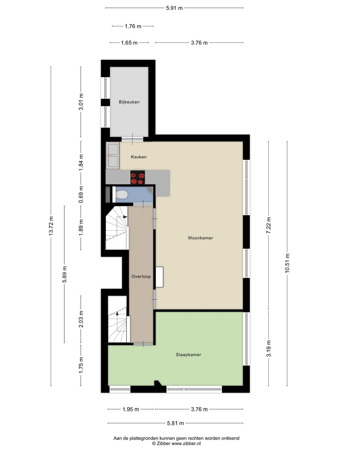 Zweedsestraat 27C, ROTTERDAM plattegrond 1