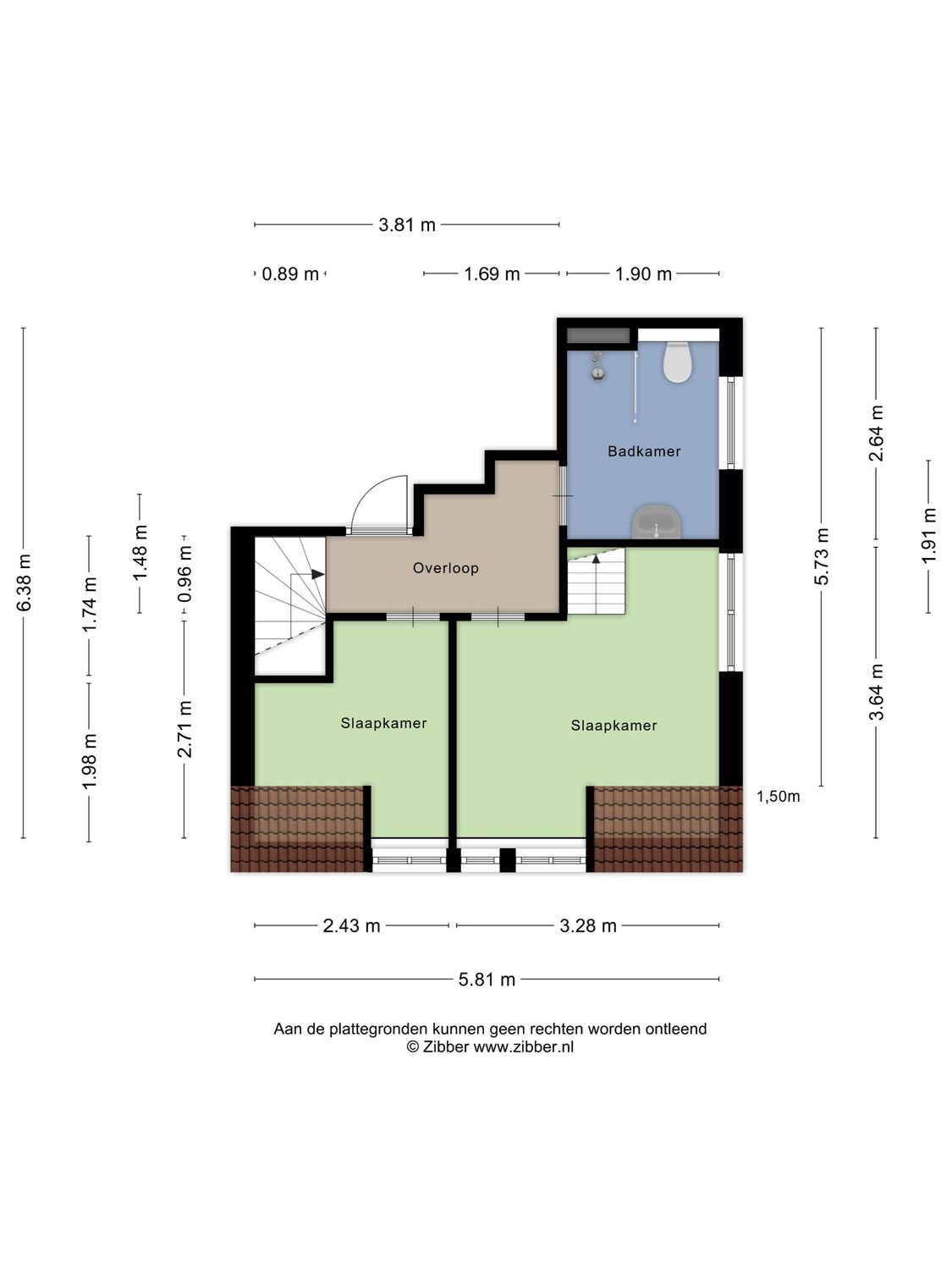 Zweedsestraat 27C, ROTTERDAM plattegrond 2