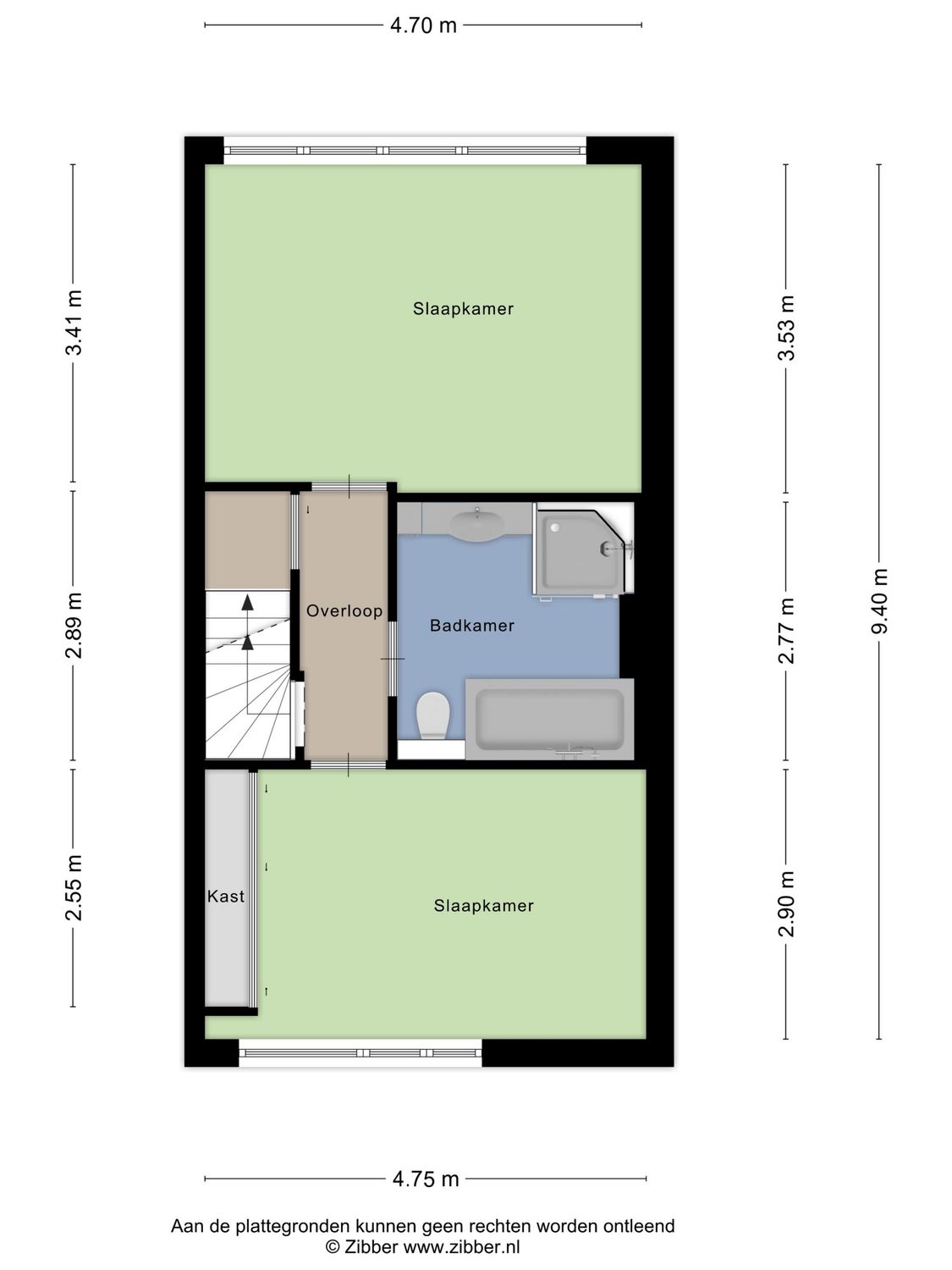 Gimbergpad 13, SCHIEDAM plattegrond 2