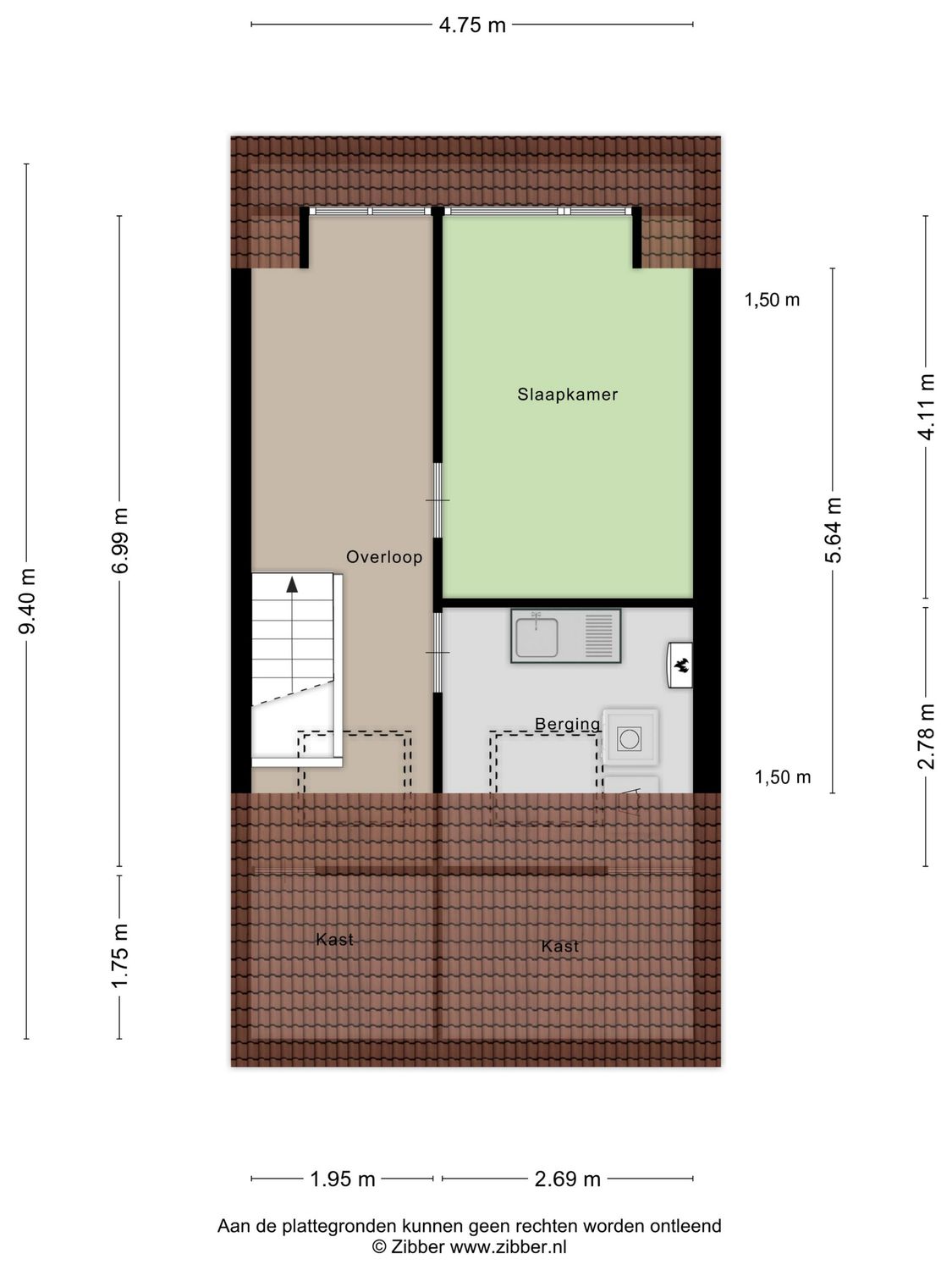 Gimbergpad 13, SCHIEDAM plattegrond 3