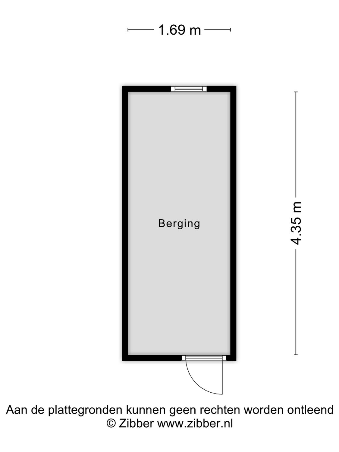 Rotterdamsedijk 249B, SCHIEDAM plattegrond 1