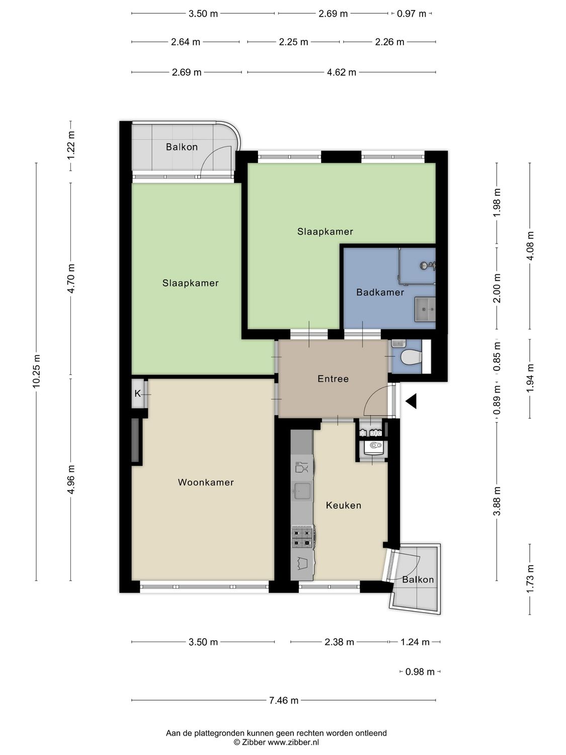 Rotterdamsedijk 251D, SCHIEDAM plattegrond 0