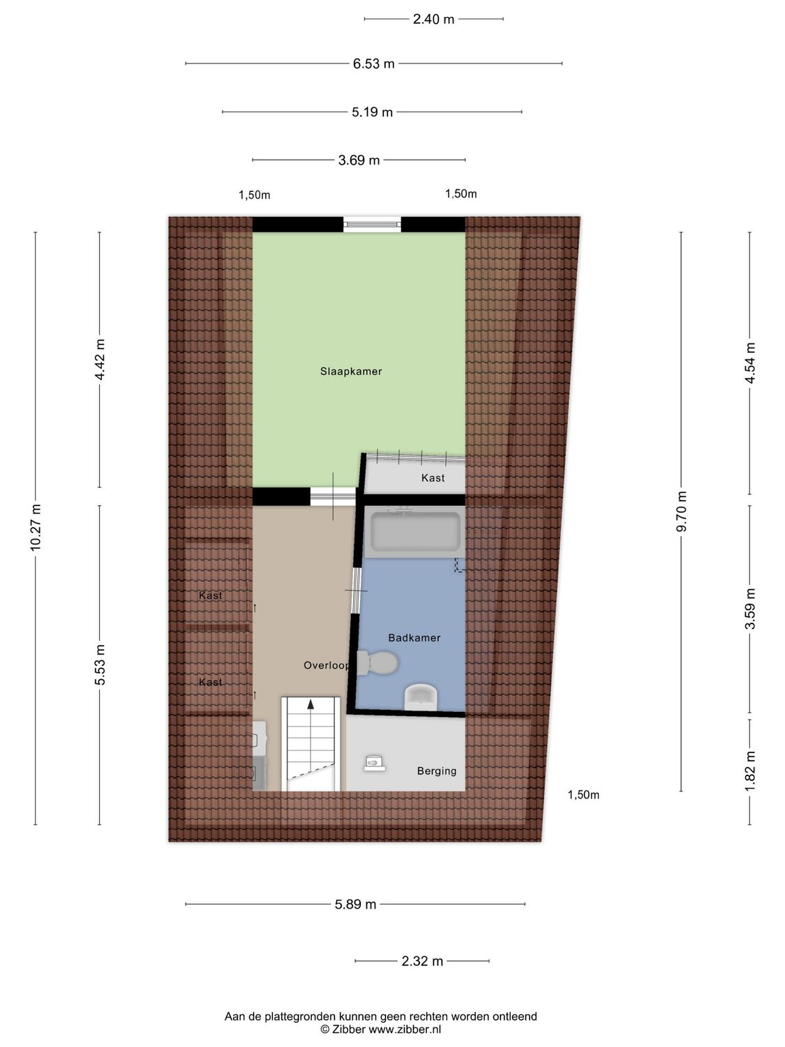 Lange Haven 57C, SCHIEDAM plattegrond 1