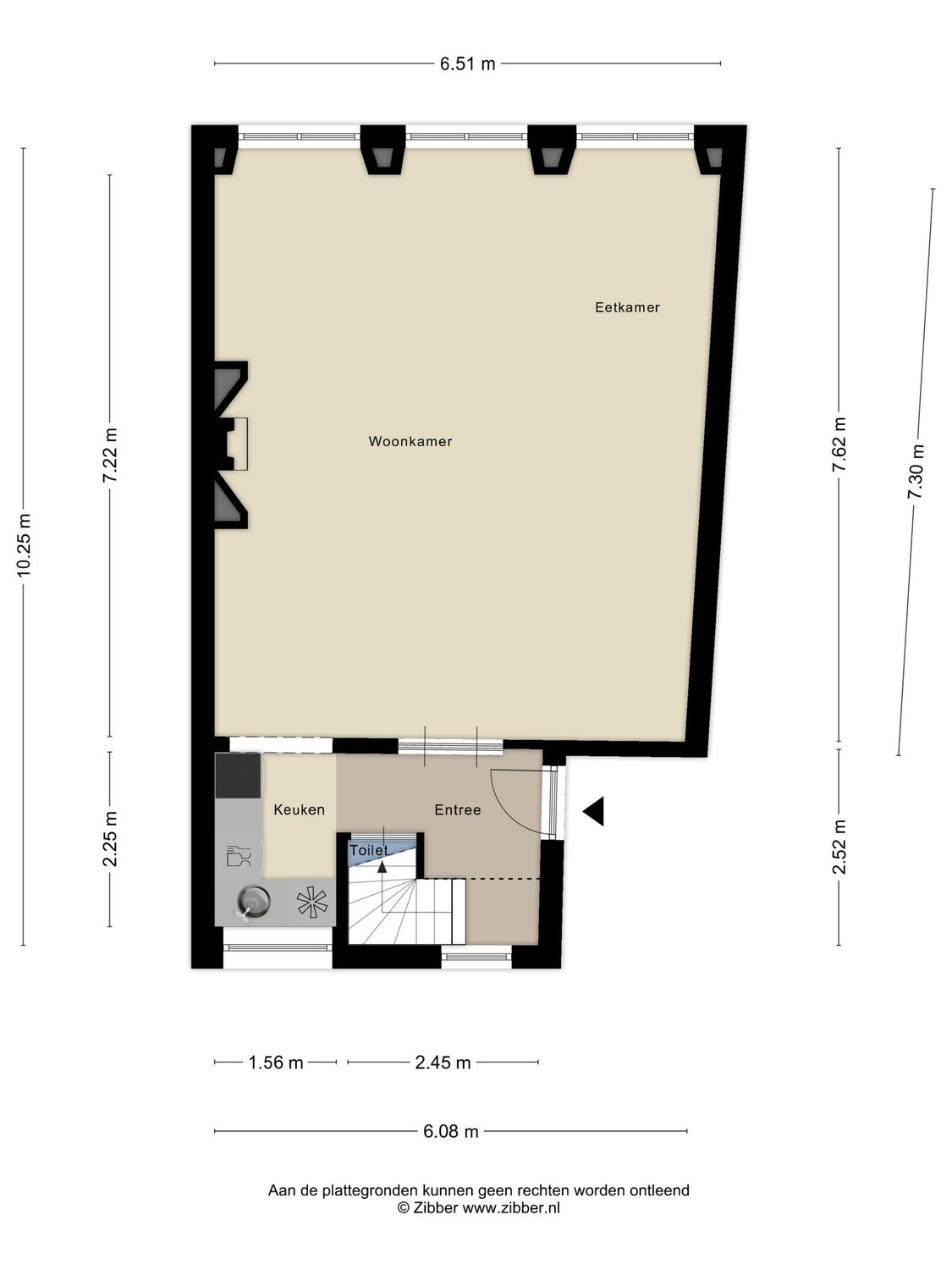 Lange Haven 57C, SCHIEDAM plattegrond 0
