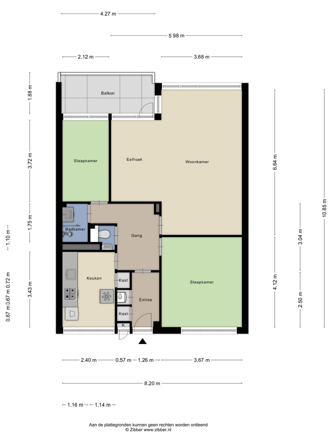 Johan Braakensiekstraat 29, SCHIEDAM plattegrond 0