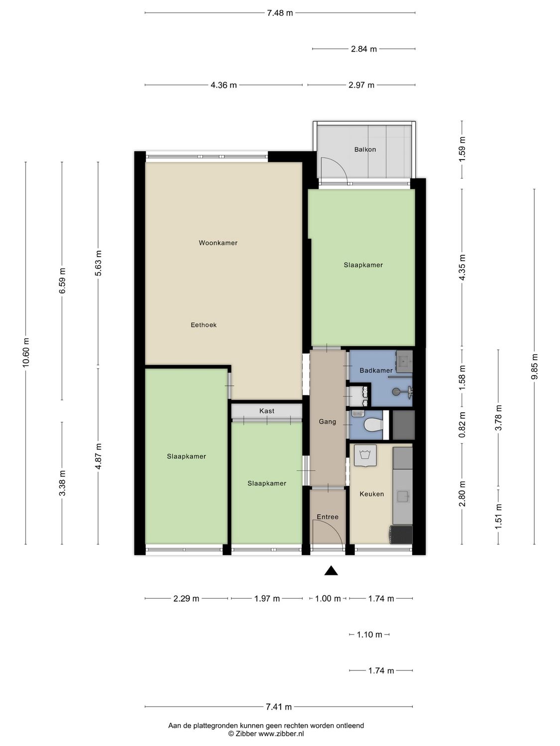 Bart Verhallenplein 38, SCHIEDAM plattegrond 0