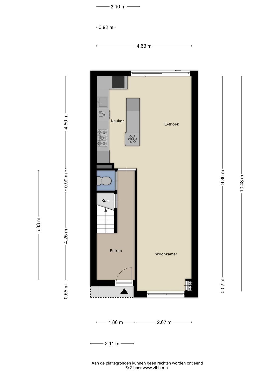 Nieuwe Maasstraat 92, SCHIEDAM plattegrond 0