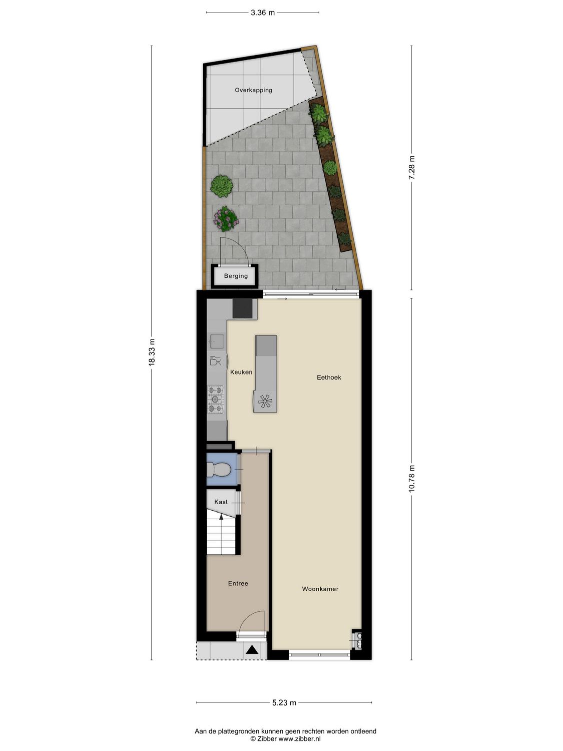 Nieuwe Maasstraat 92, SCHIEDAM plattegrond 1