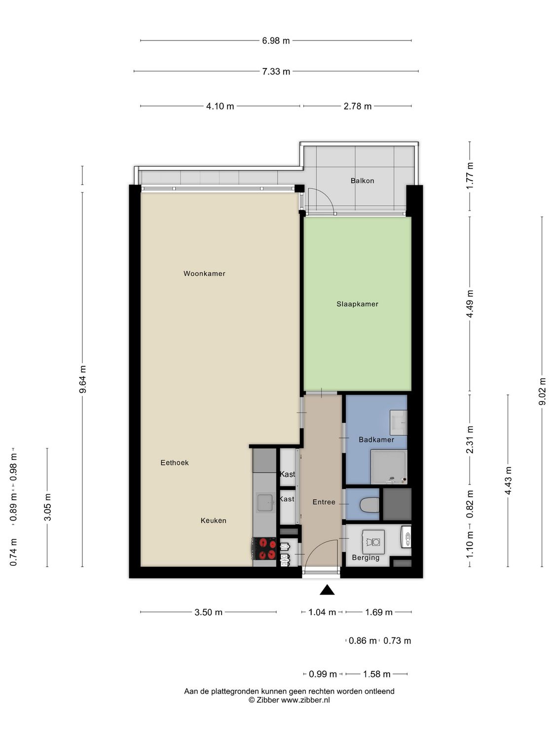 Over de Vesten 53, SCHIEDAM plattegrond 0