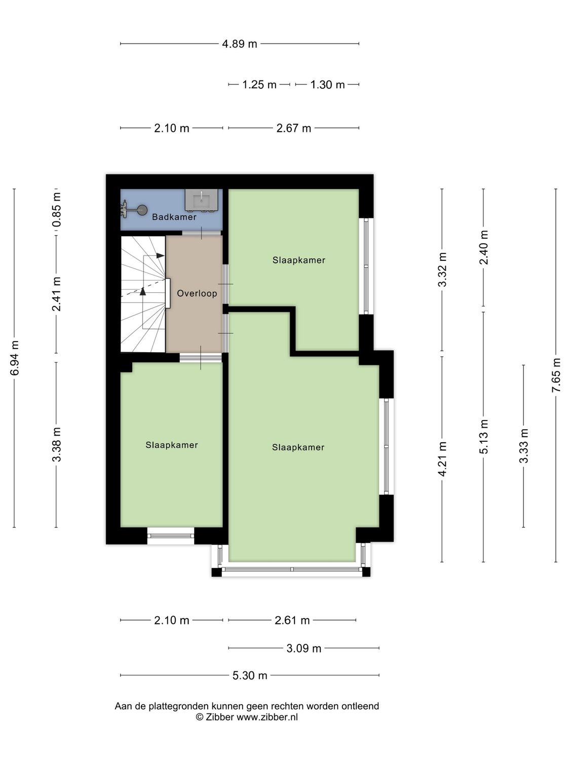 Van Ruijsdaellaan 29A, SCHIEDAM plattegrond 2