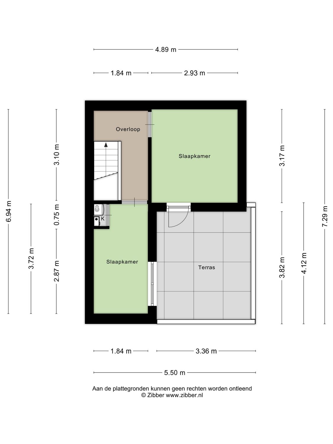 Van Ruijsdaellaan 29A, SCHIEDAM plattegrond 3