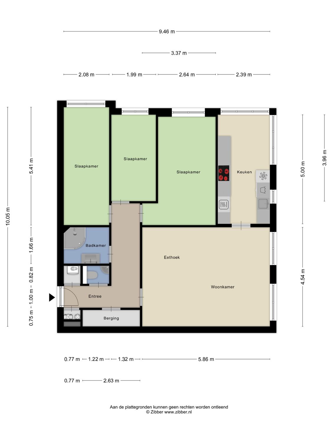 Bonn en Meeswerf 269, ROTTERDAM plattegrond 0