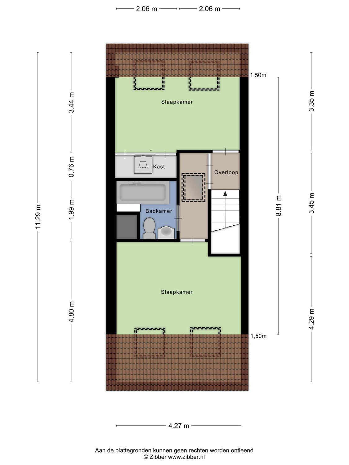 Rotterdamsedijk 325, SCHIEDAM plattegrond 3