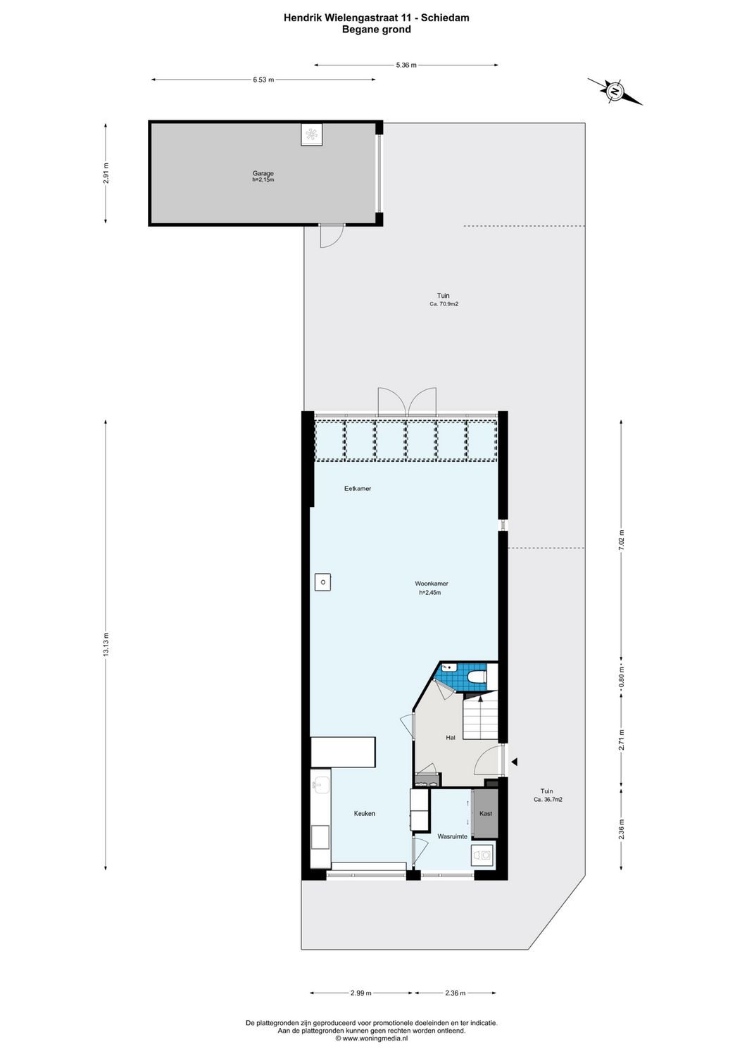 Hendrik Wielengastraat 11, SCHIEDAM plattegrond 0