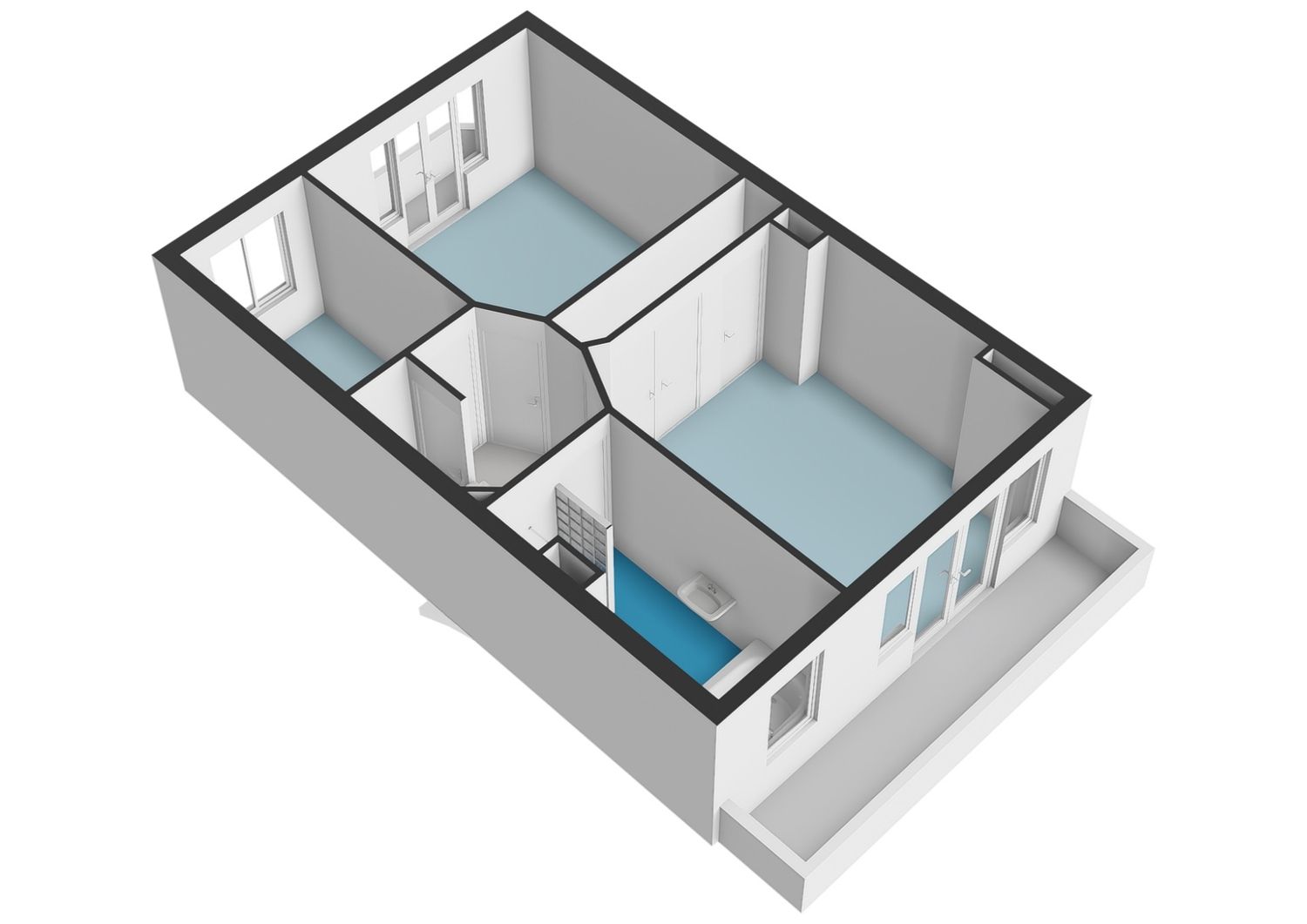 Jacob Catslaan 18, SCHIEDAM plattegrond 6