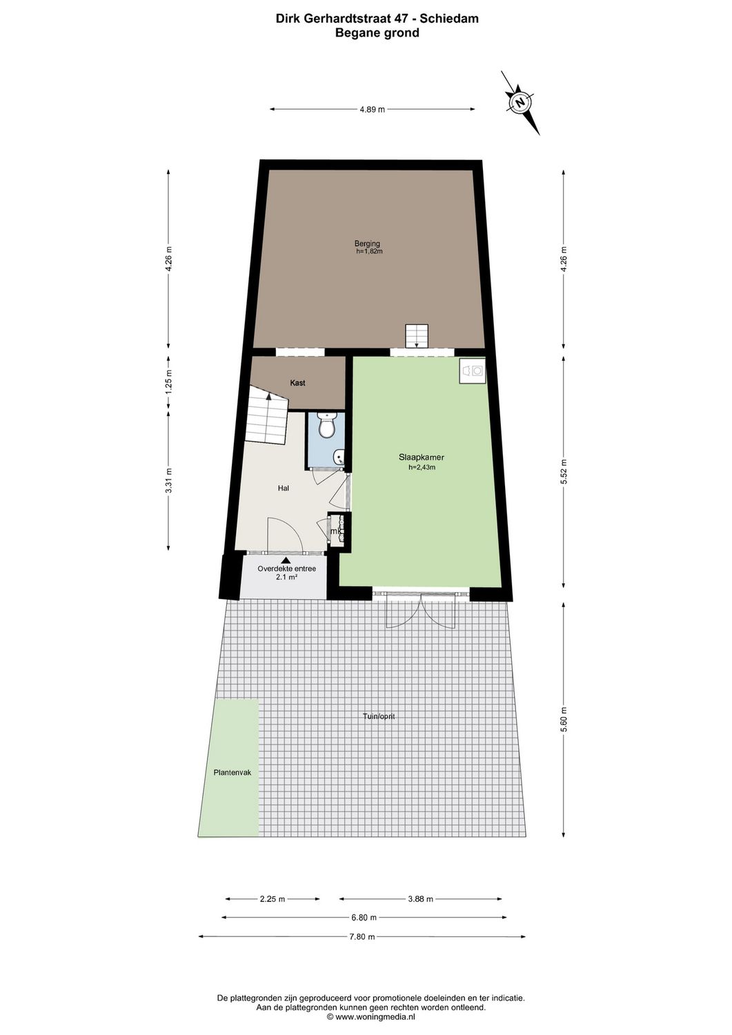 Dirk Gerhardtstraat 47, SCHIEDAM plattegrond 0