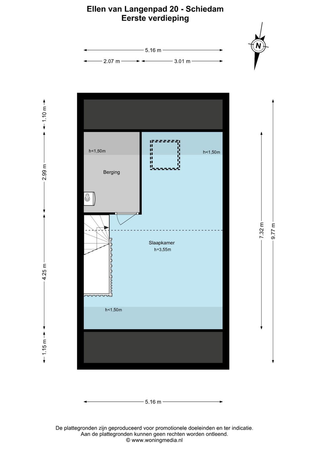 Ellen van Langenpad 20, SCHIEDAM plattegrond 2