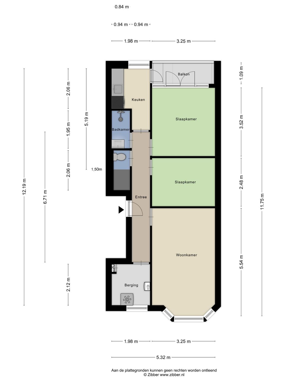 Rotterdamsedijk 90B 1, SCHIEDAM plattegrond 0