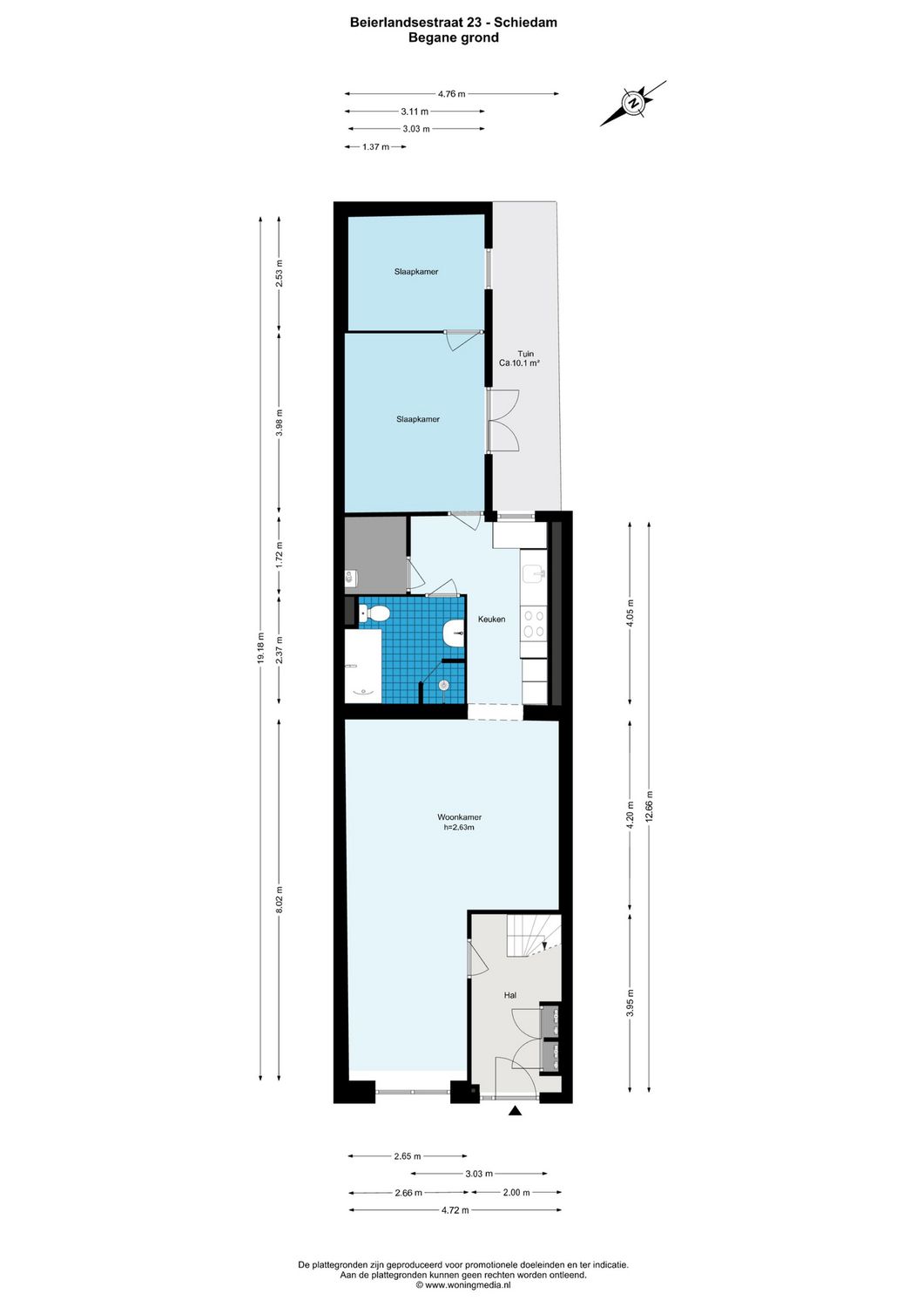 Beierlandsestraat 23, SCHIEDAM plattegrond 0